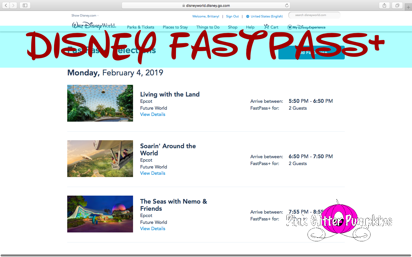 Disney Fastpass+
