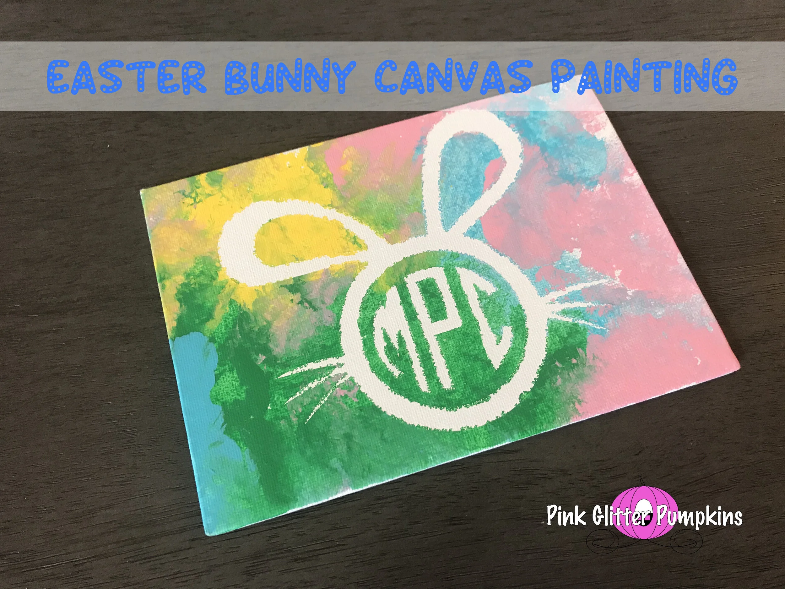 Easter Bunny Canvas Painting