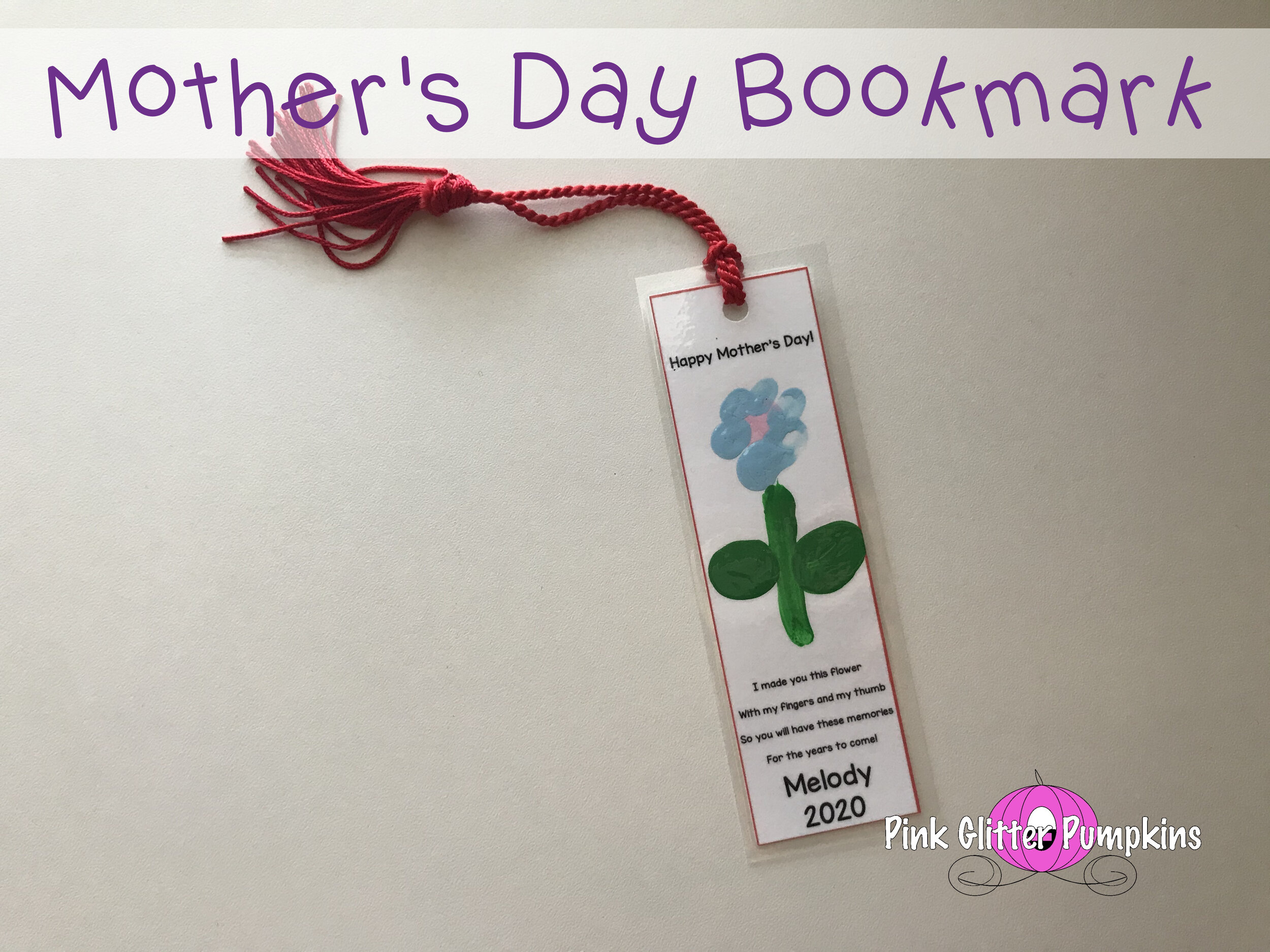Mother's day store bookmark craft