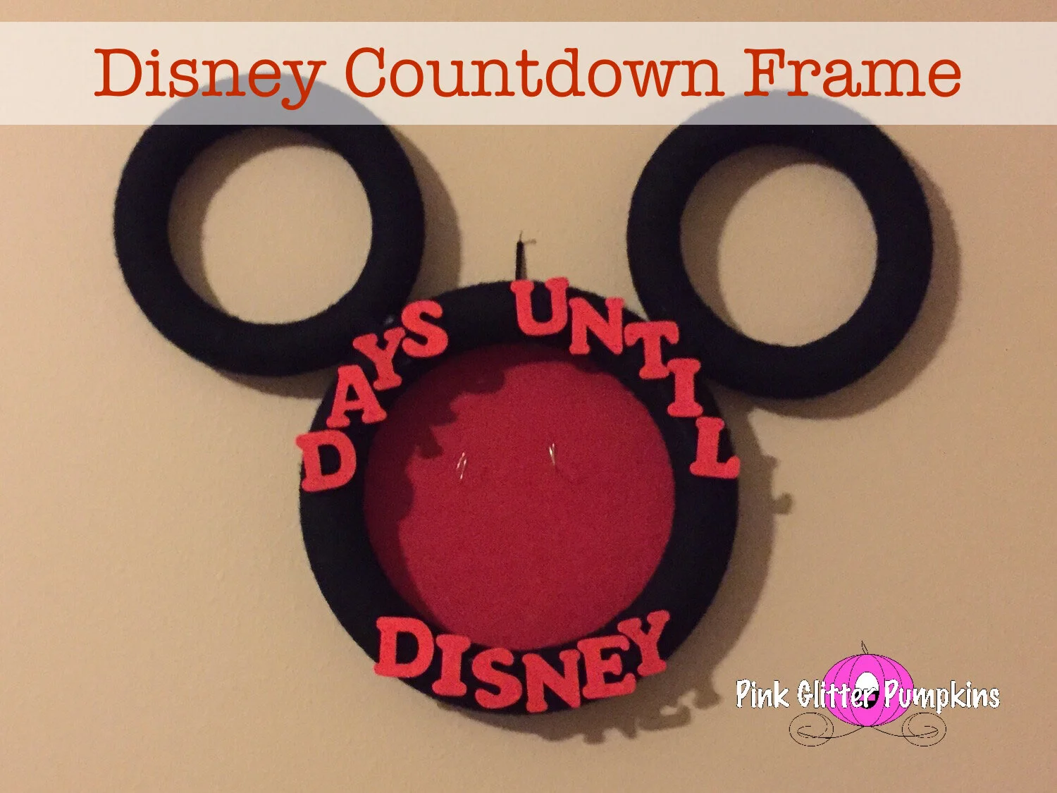 Disney Countdown Frame