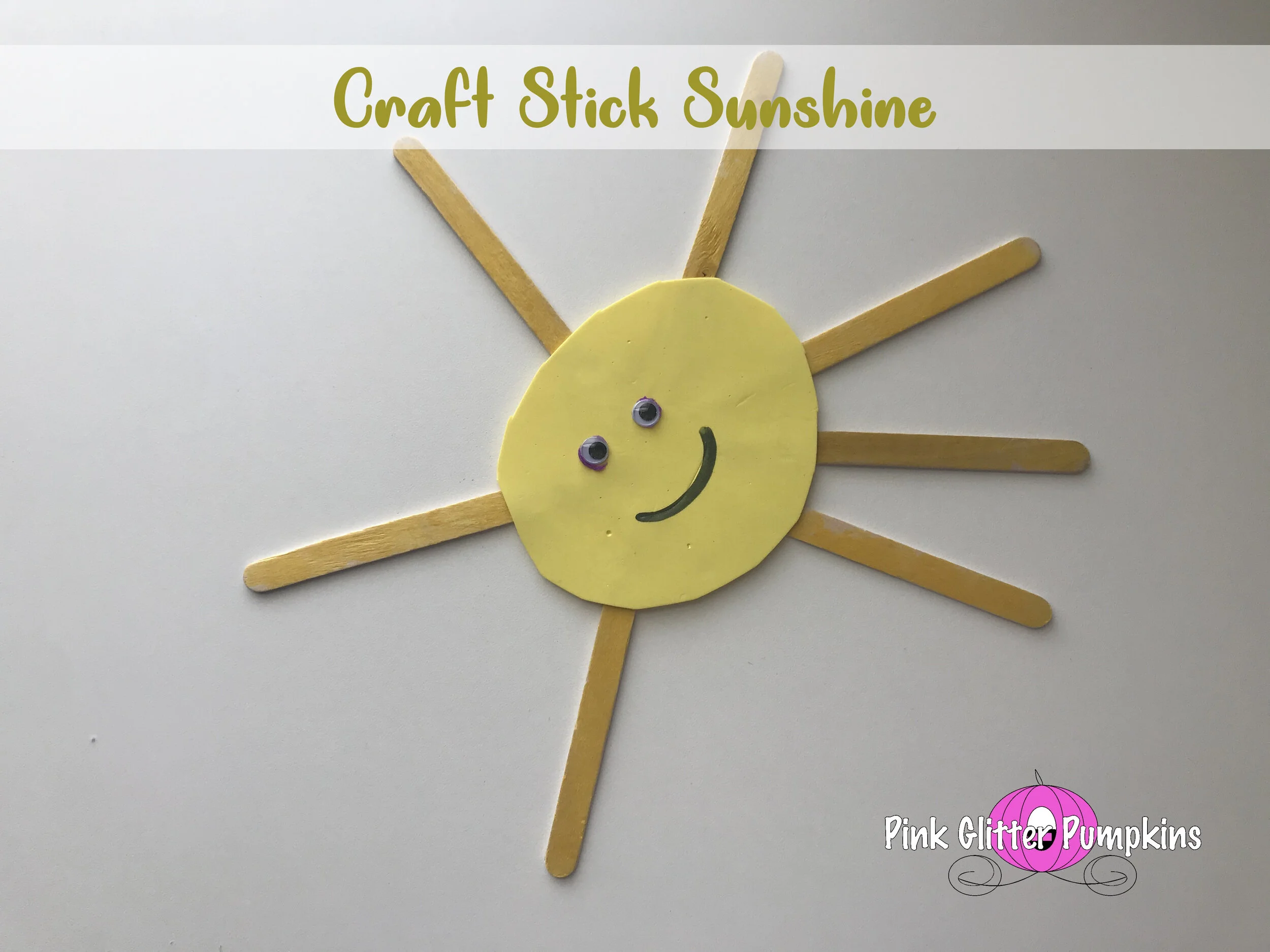 Craft Stick Sunshine