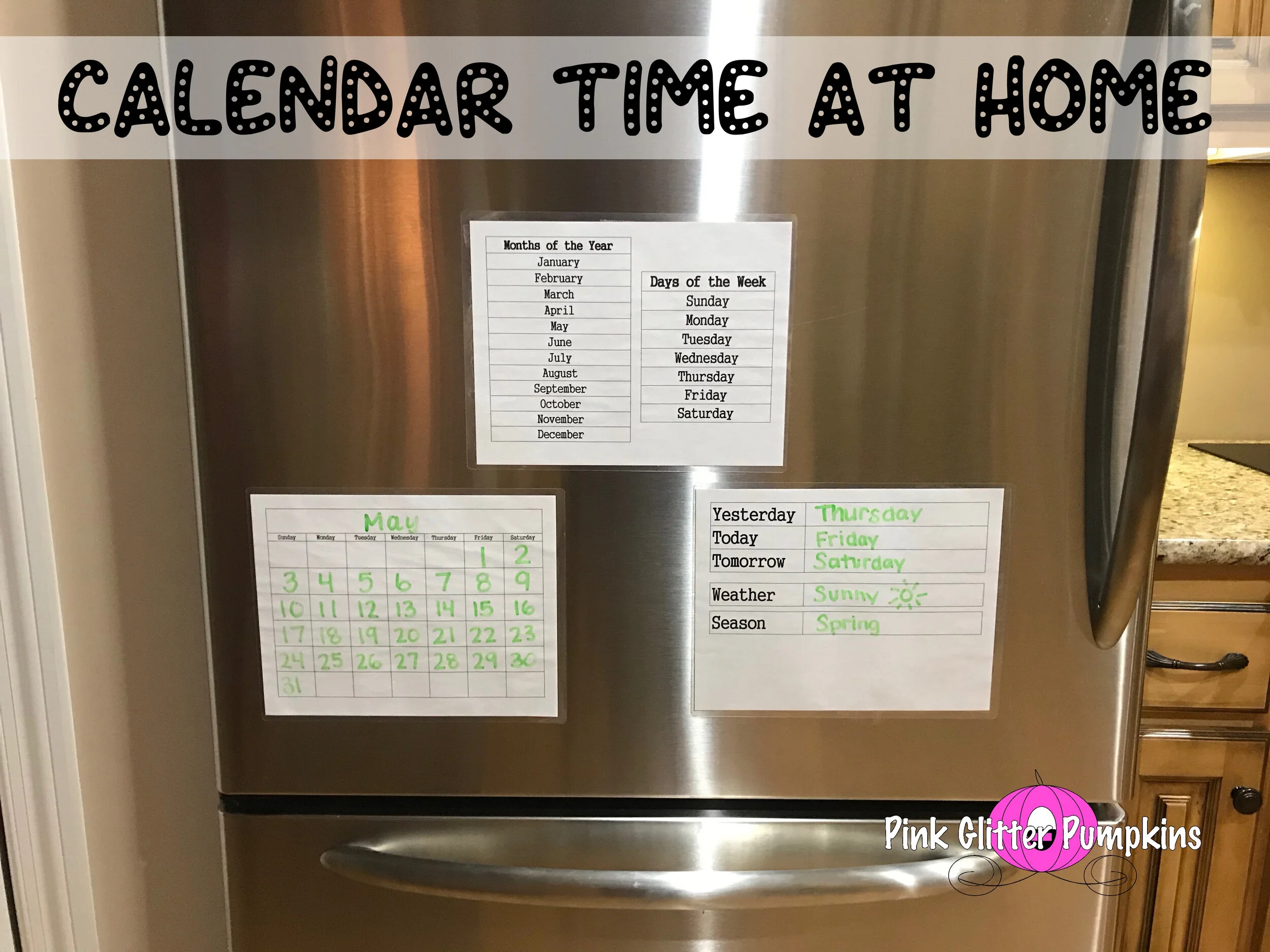 Calendar Time at Home