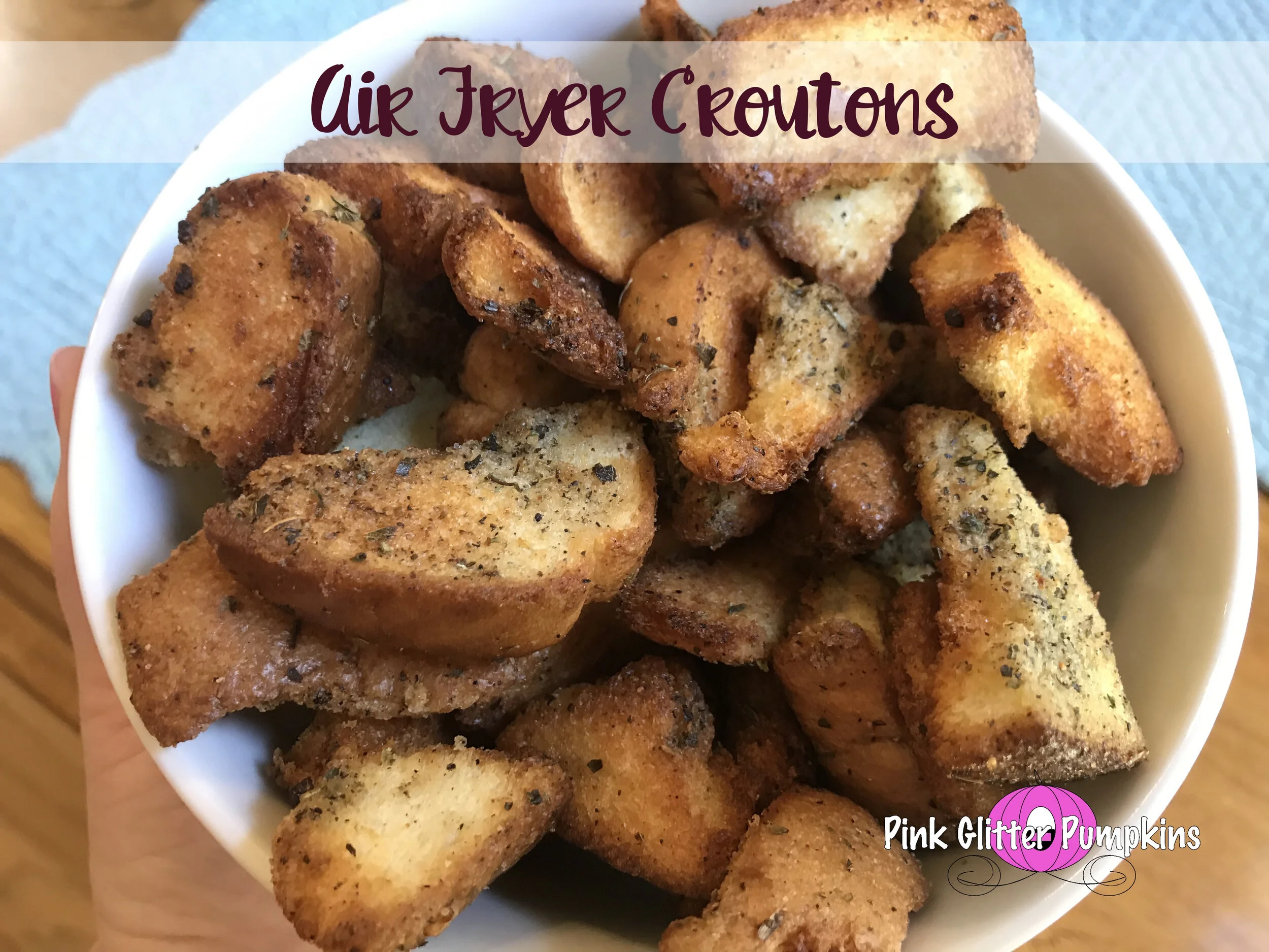 Air Fryer Croutons