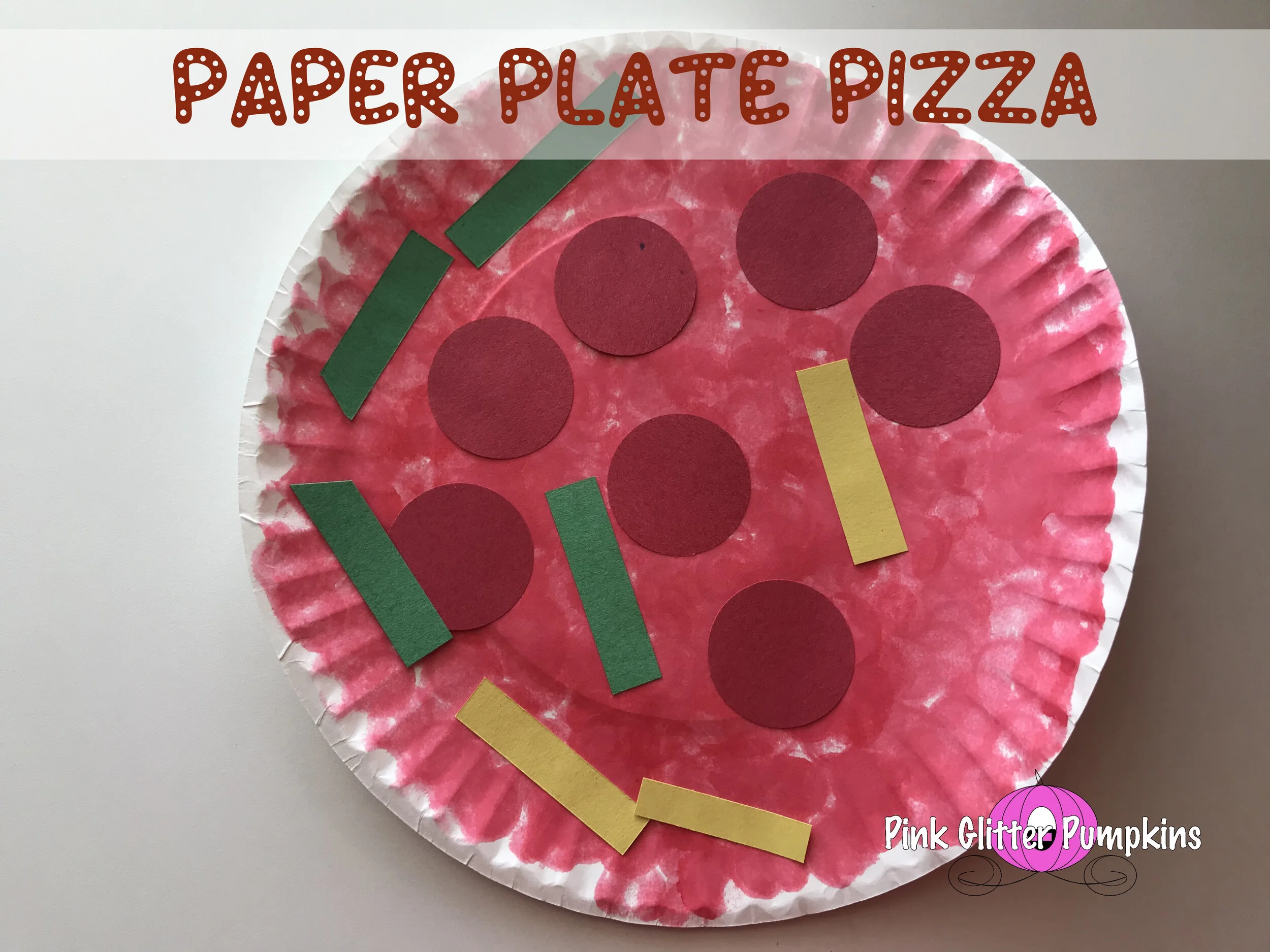 Paper Plate Pizza