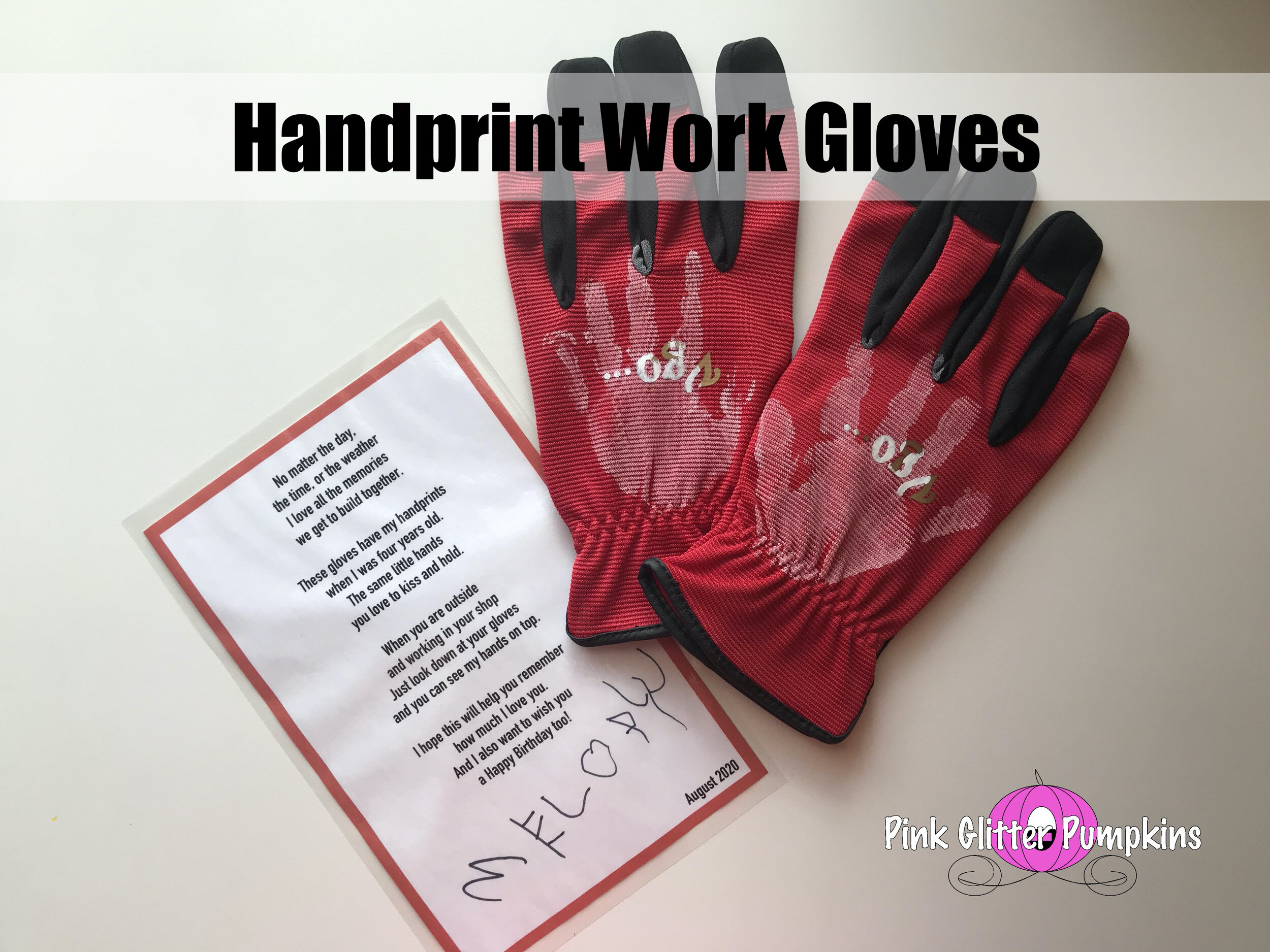 Handprint Work Gloves