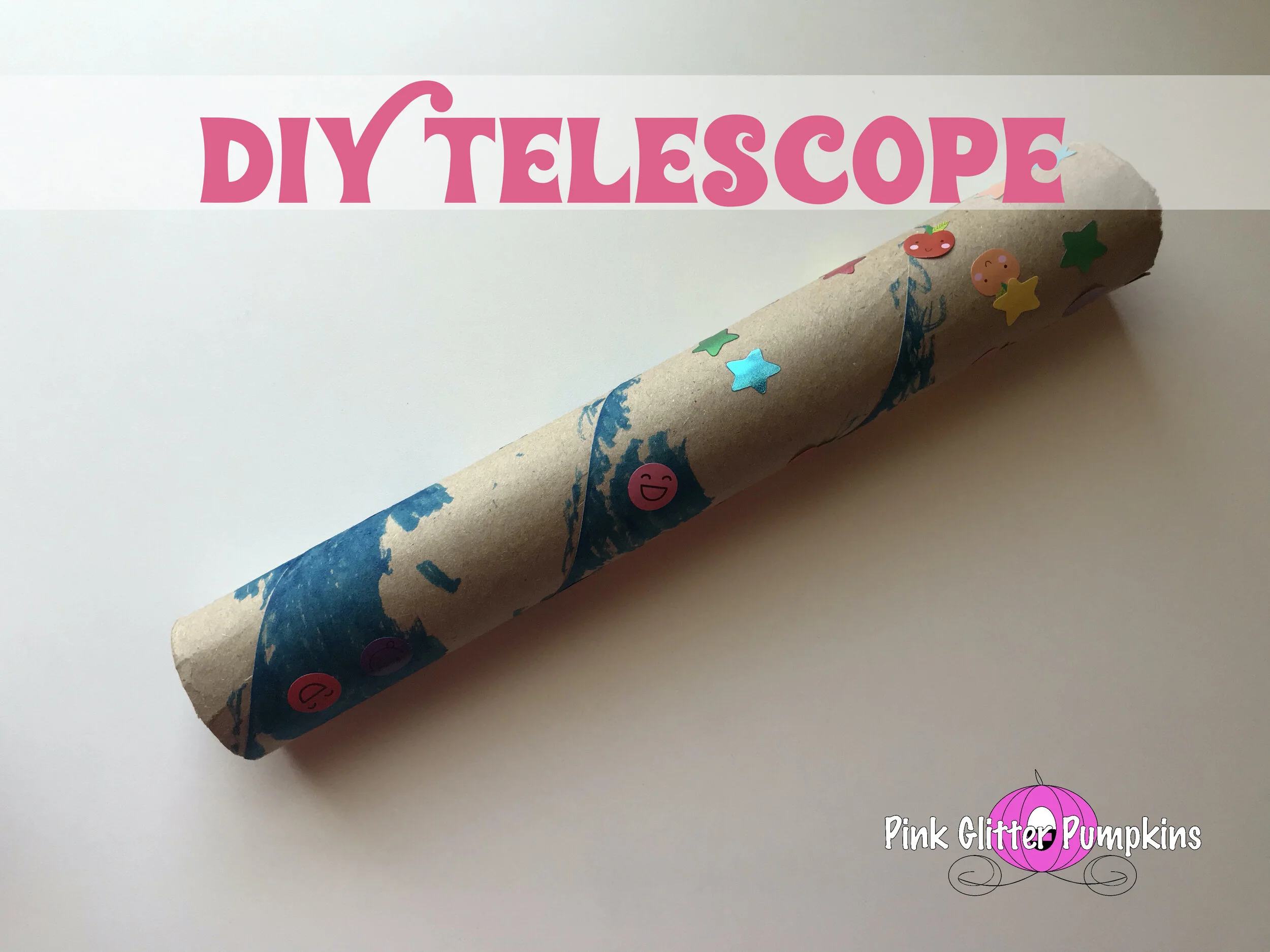 Kids Make A Telescope With Paper Towel Roll Design Your Own Telescopes