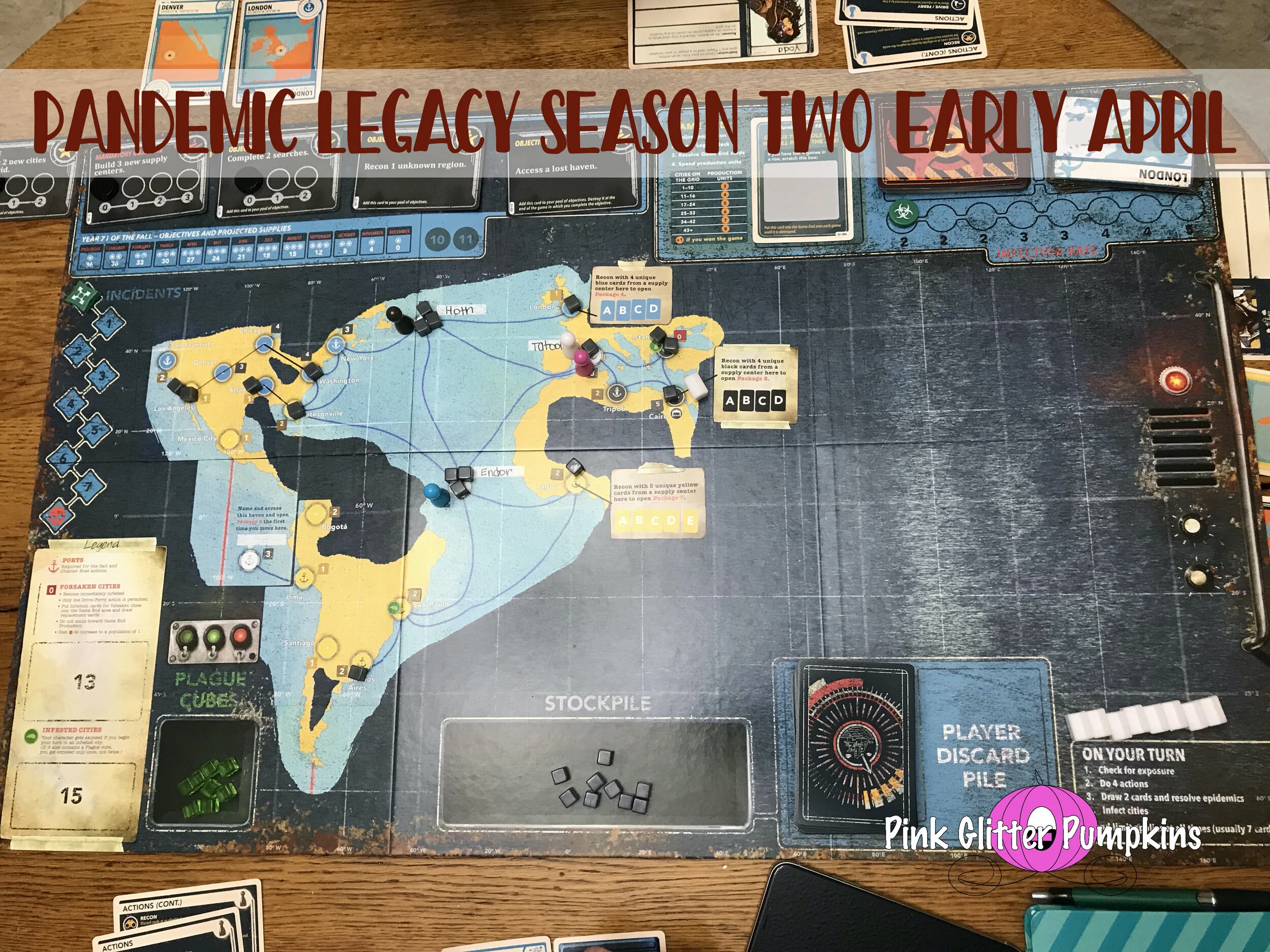Pandemic Legacy Season Two Early April