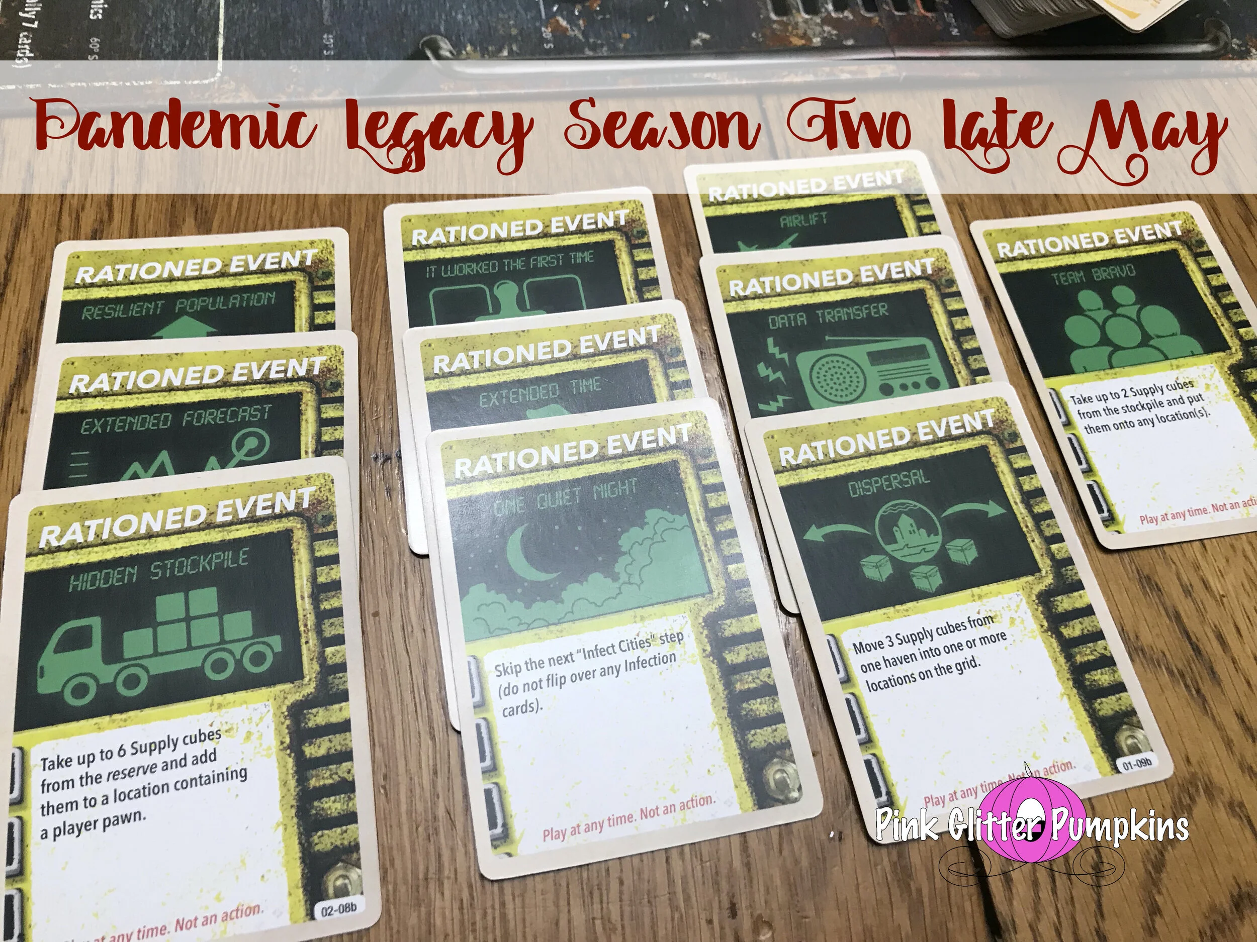 Pandemic Legacy Season Two Late May