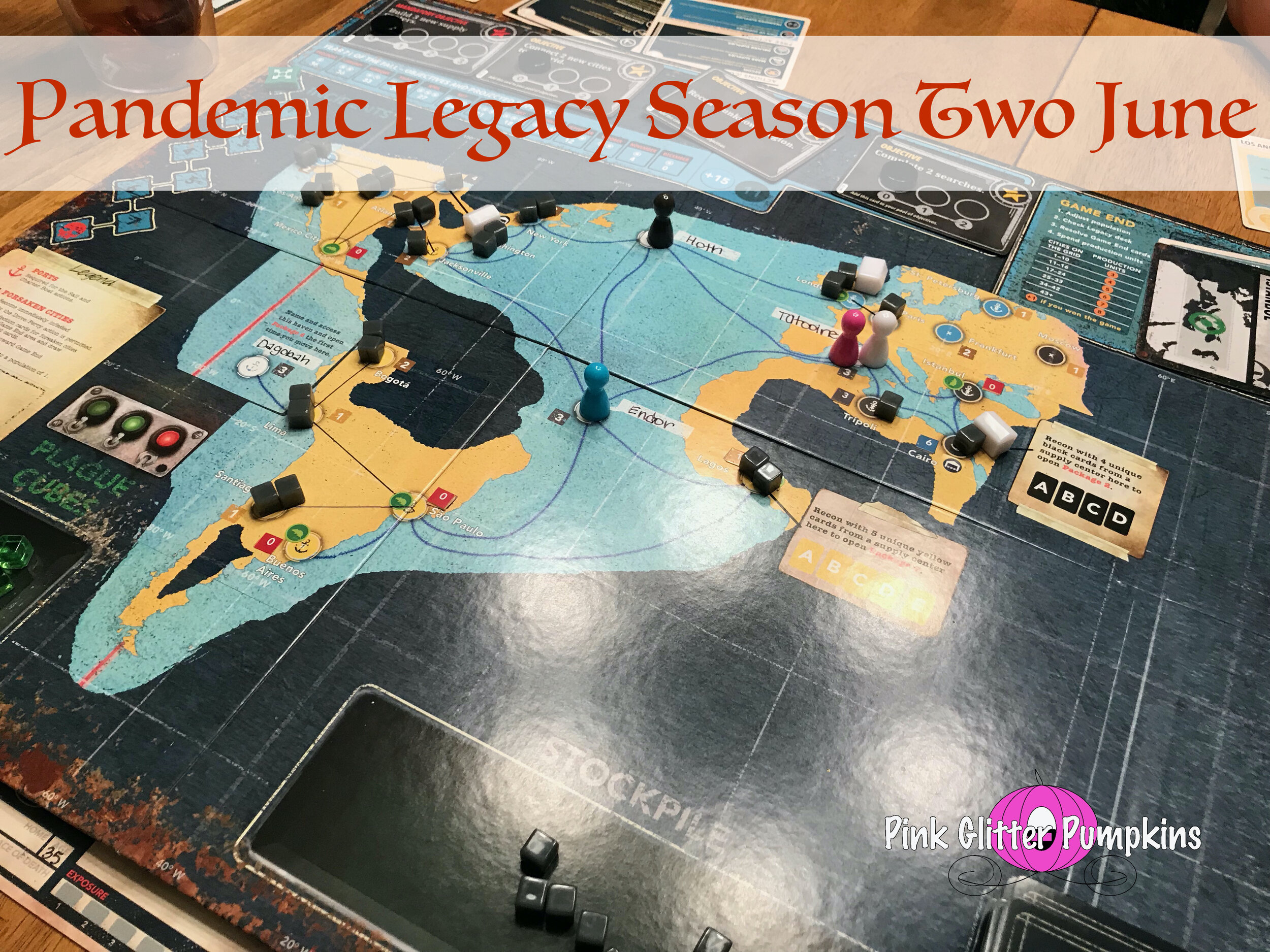 SPOIL] Pandemic Legacy S2 partagez votre plateau de fin de partie -  Diskussion - Tric Trac