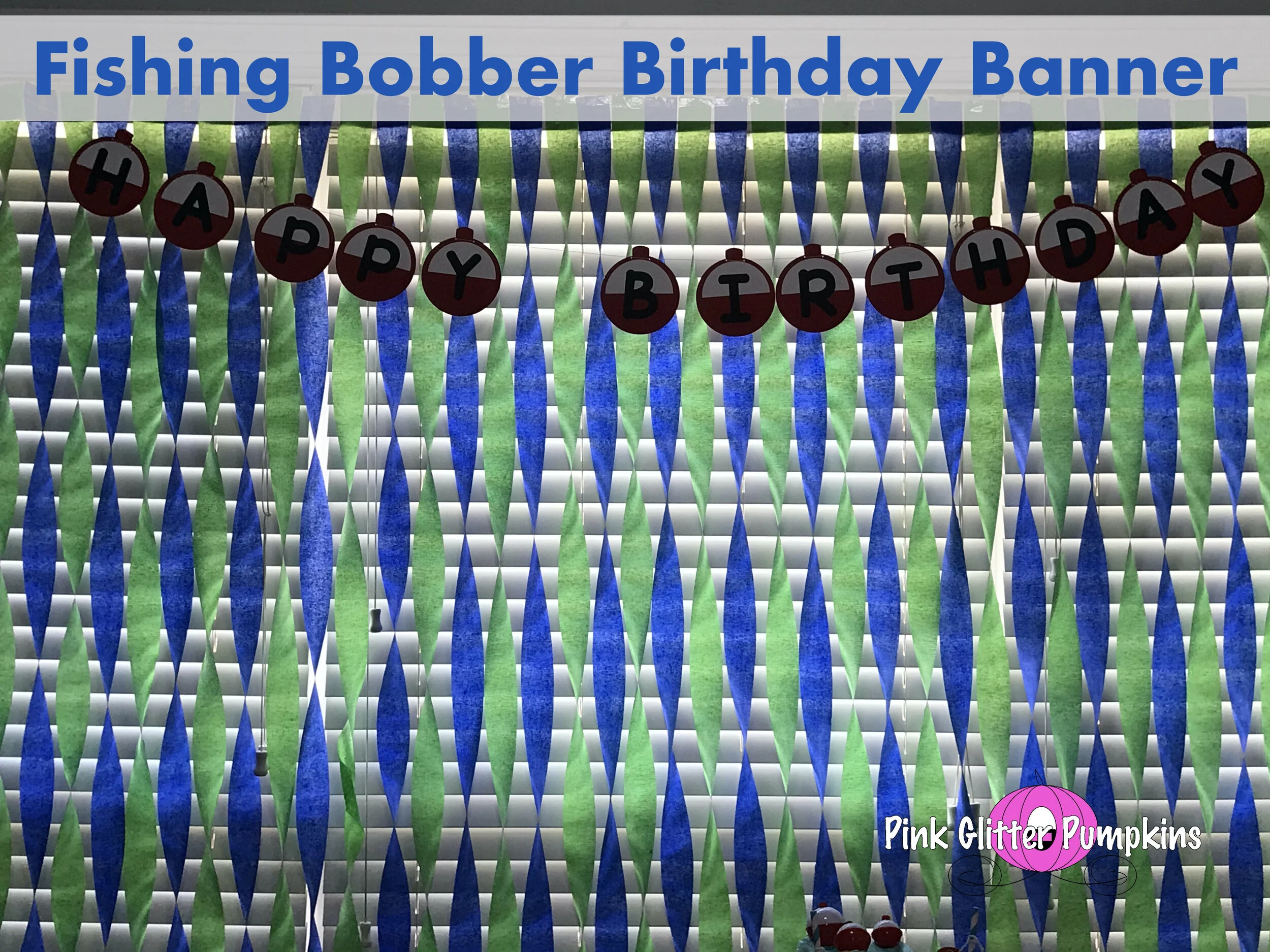 Fishing Bobber Birthday Banner
