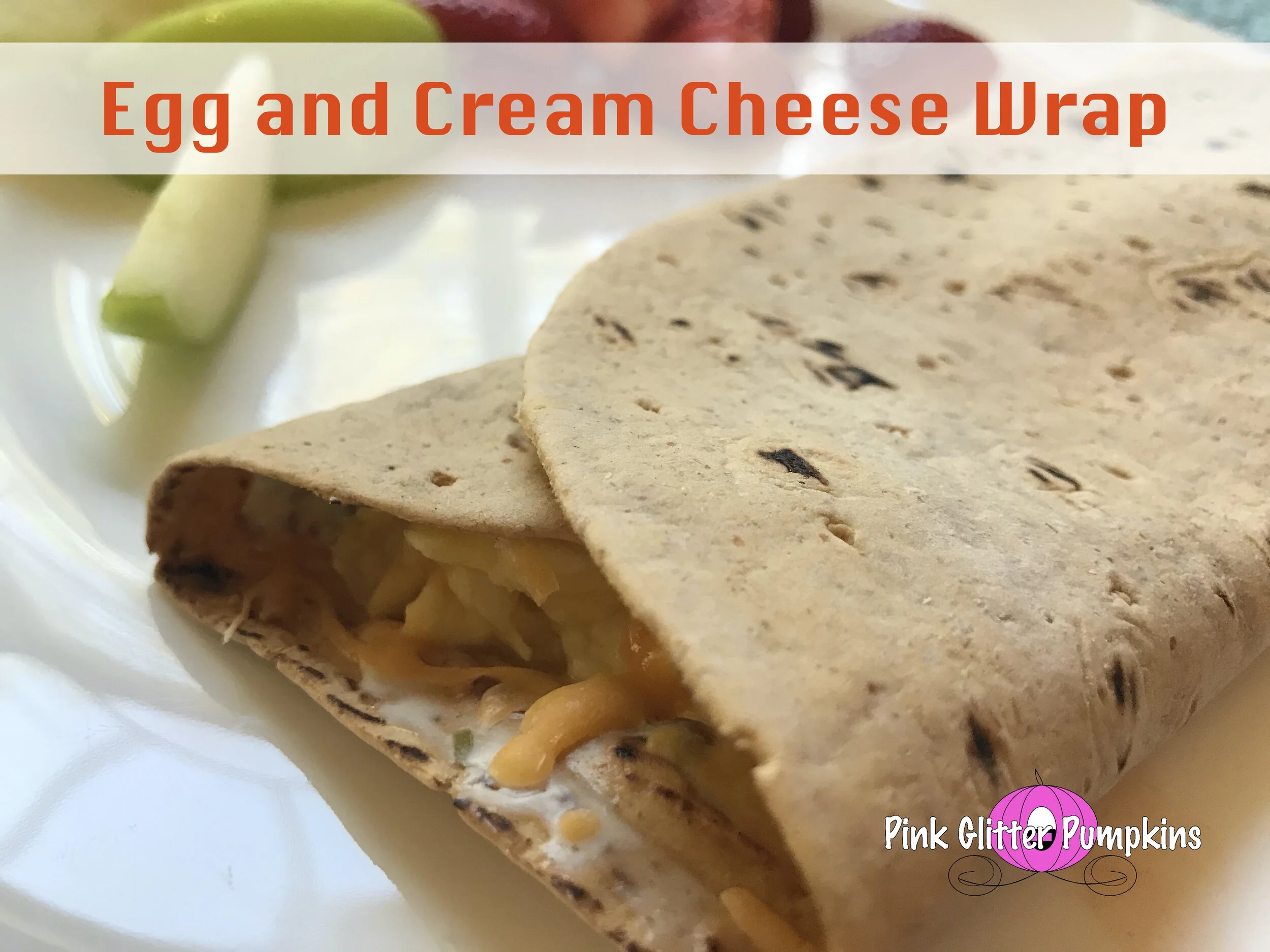 Egg and Cream Cheese Wrap