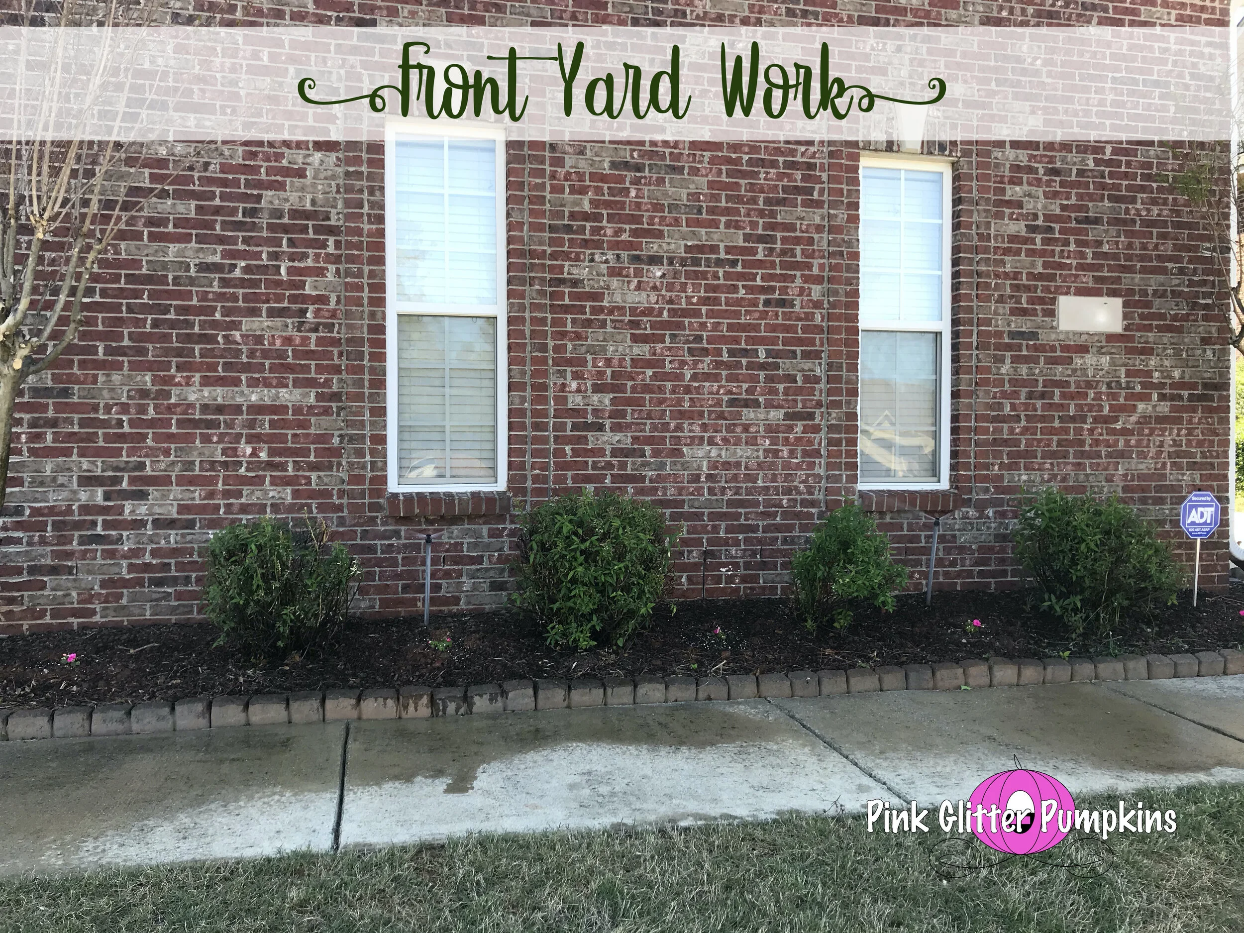 Front Yard Work