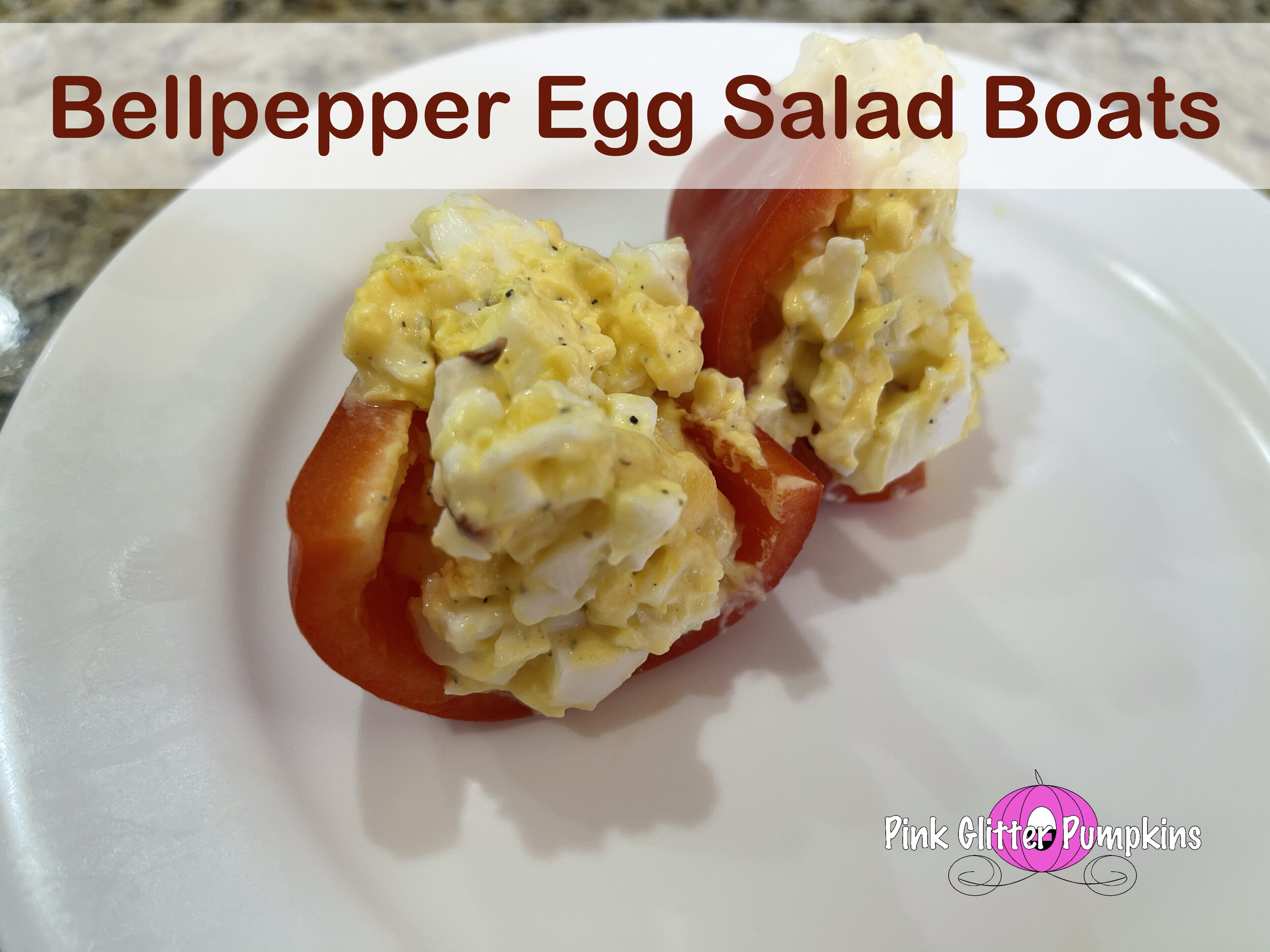 Bellpepper Egg Salad Boats