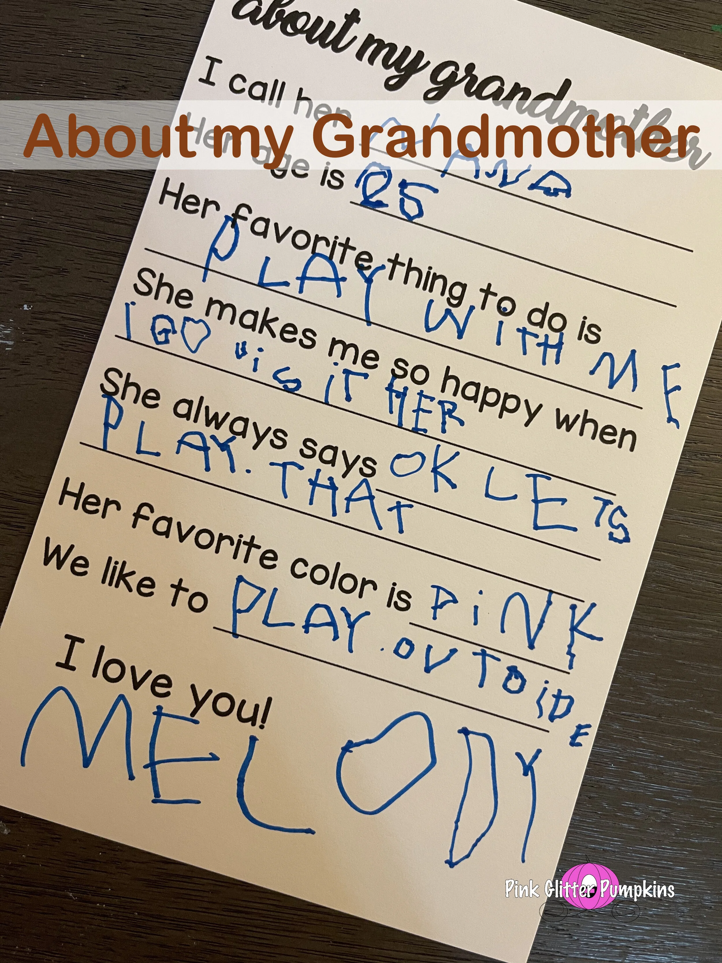 About my Grandmother