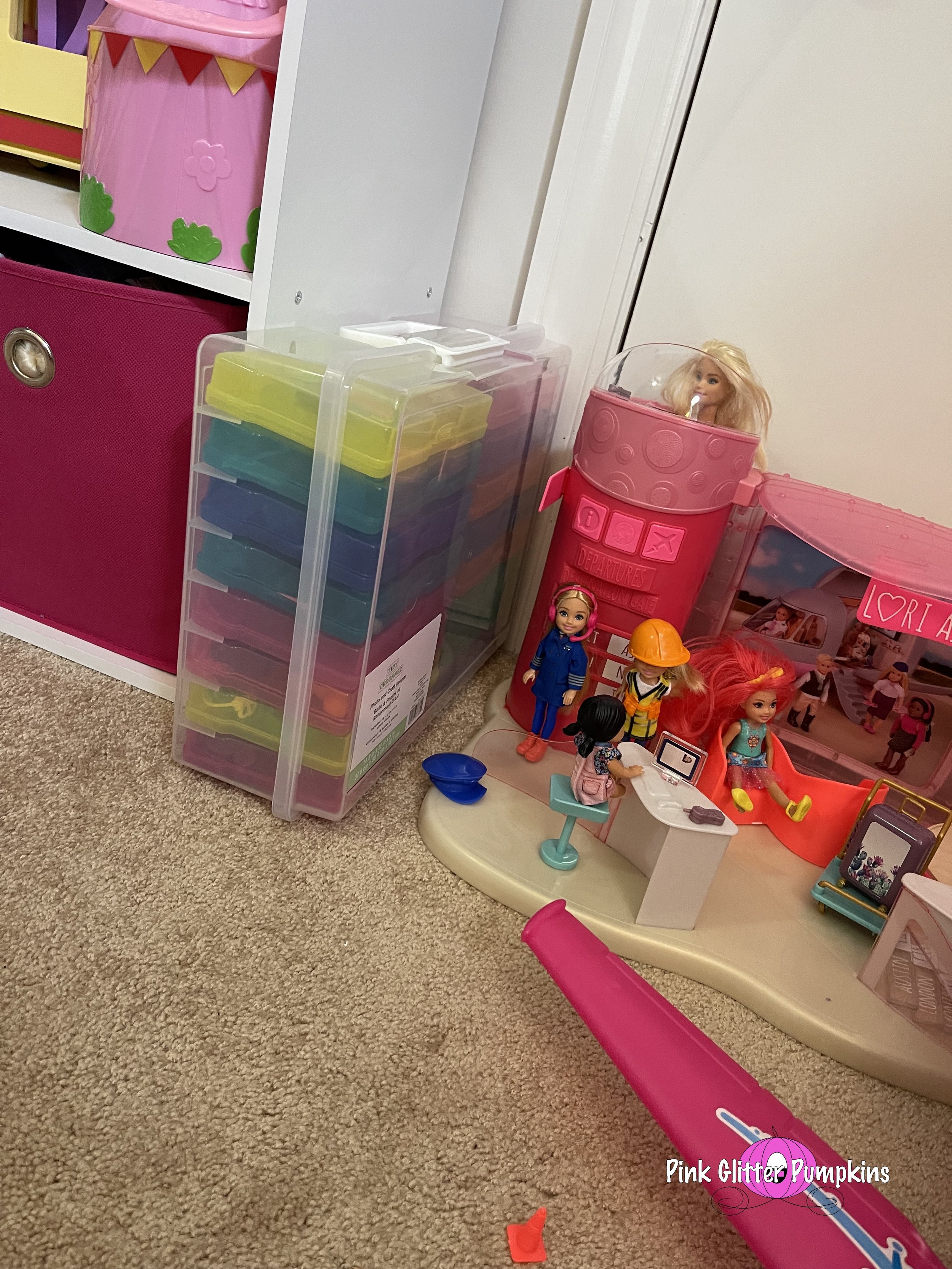 Organized Girly Toys…Barbie Included! - Simply Organized