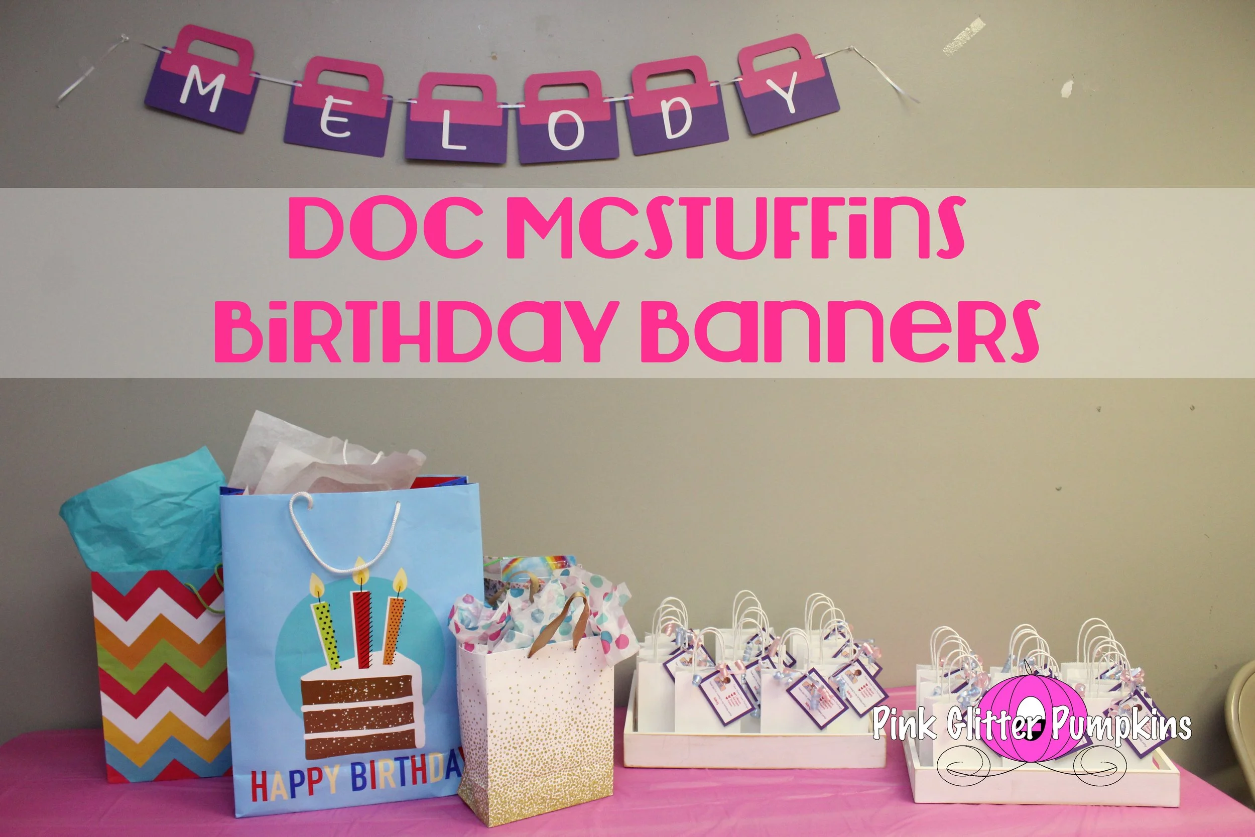 Doc McStuffins Birthday Banners
