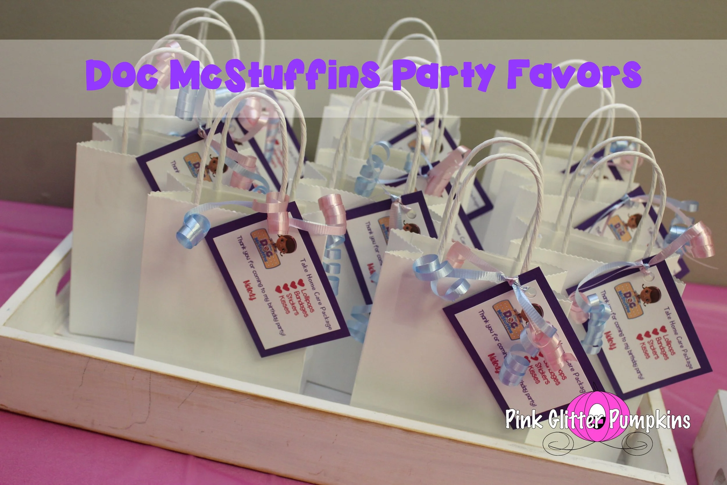 Doc McStuffins Party Favors