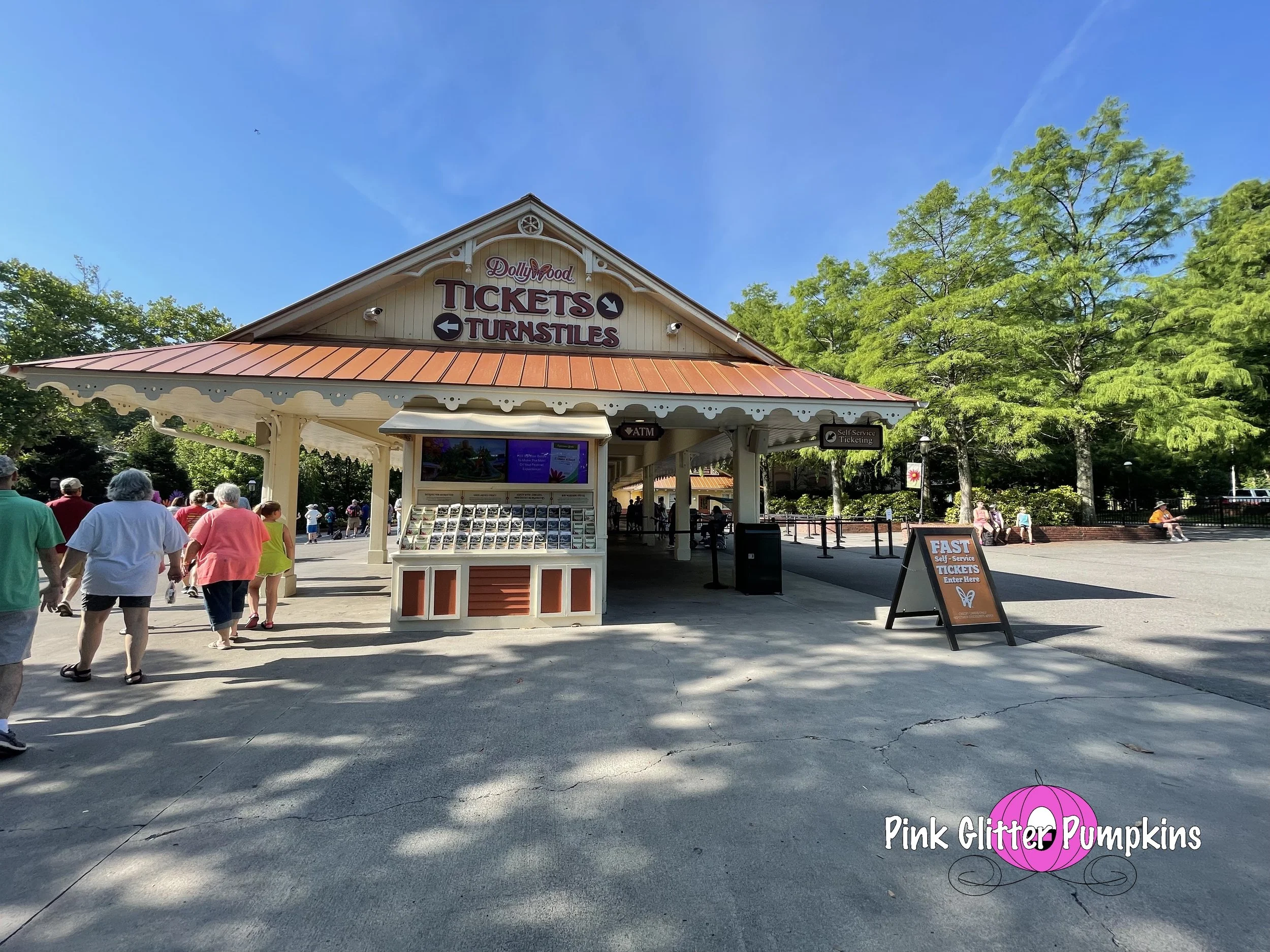 Dollywood Parking — Pink Glitter Pumpkins