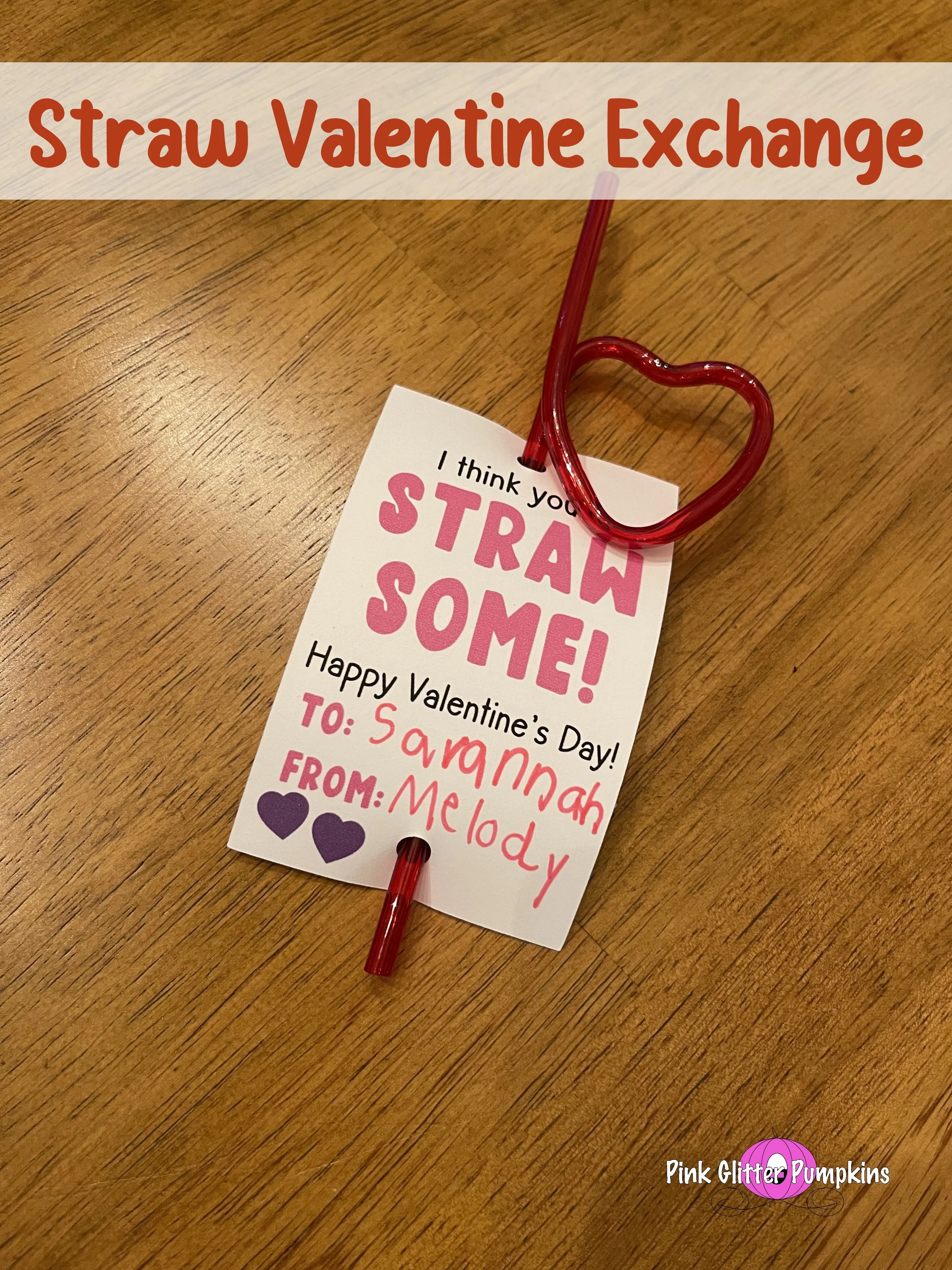 Straw Valentine Exchange