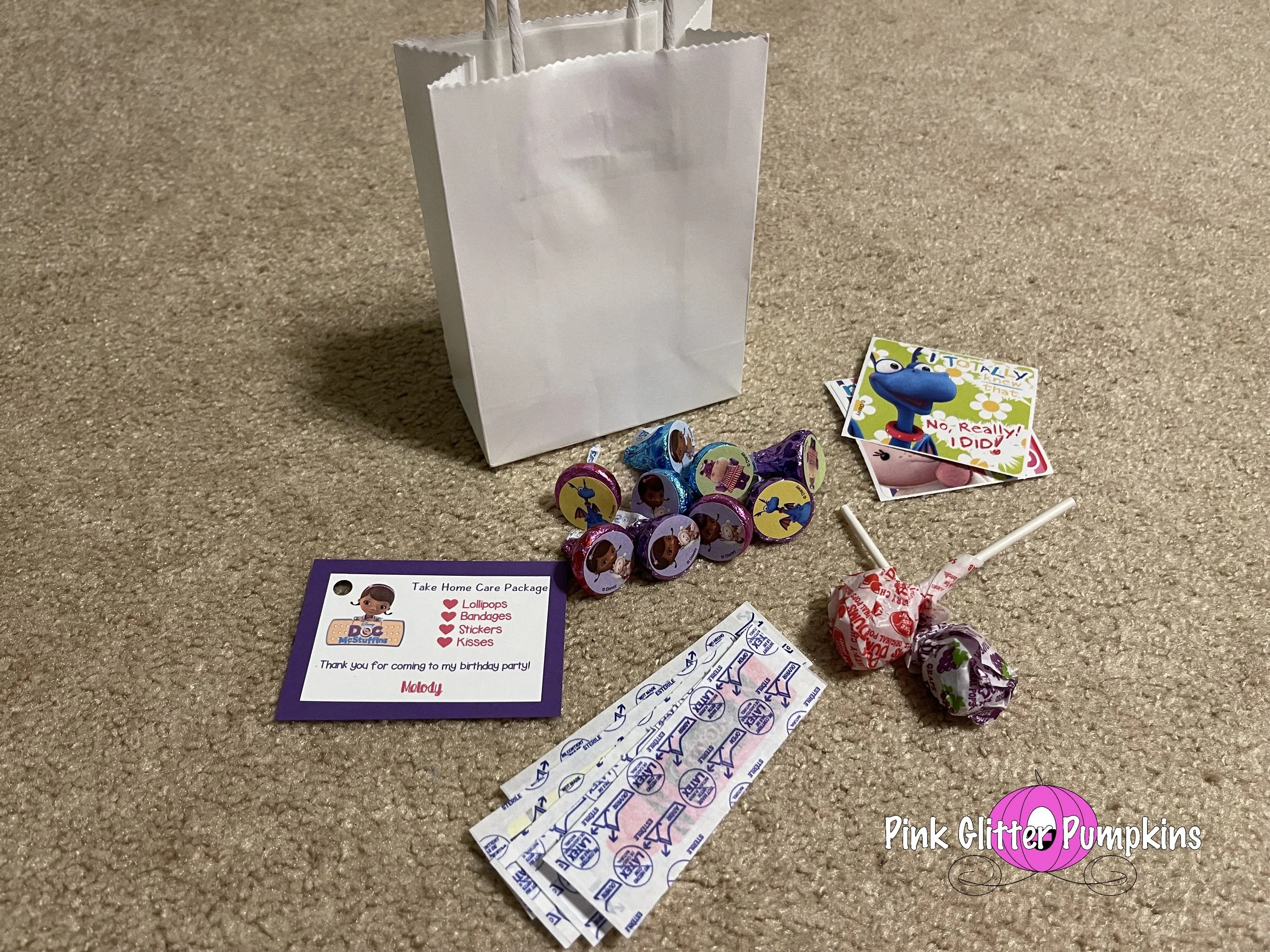 thumbnail image 2 of Doc McStuffins Party Pack For 8 – Includes Tableware, Bags, Banner, And More 2 of 6