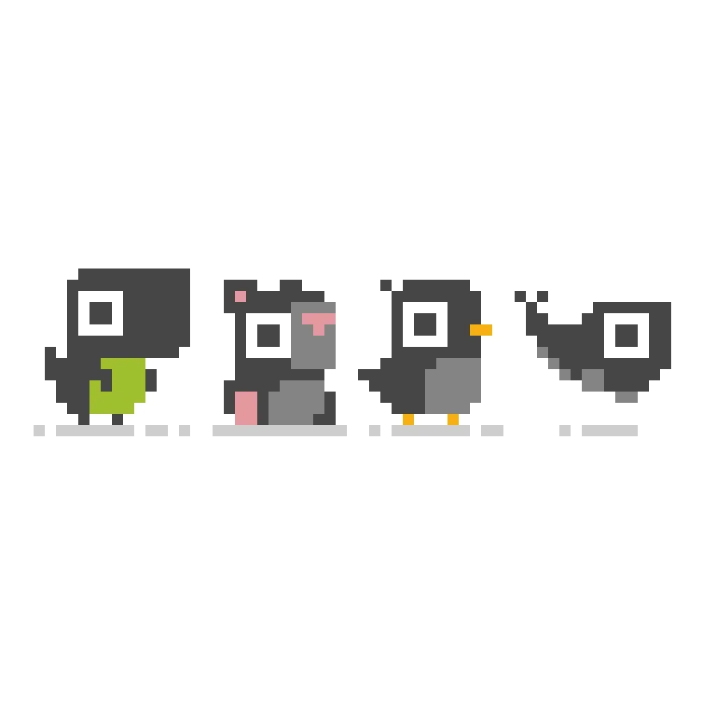 Minimalist animals.