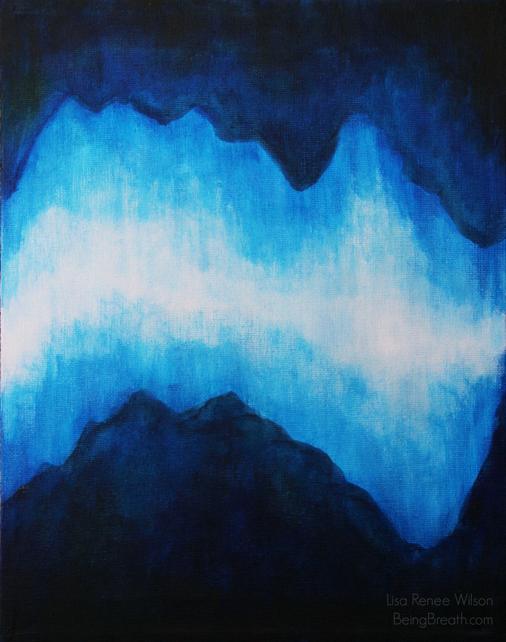 COMFORT ZONE, 11 x 14 Read more about this painting (including audio of me reading a poem about it) here: http://www.beingbreath.com/blog/2014/12/4/comfortzone