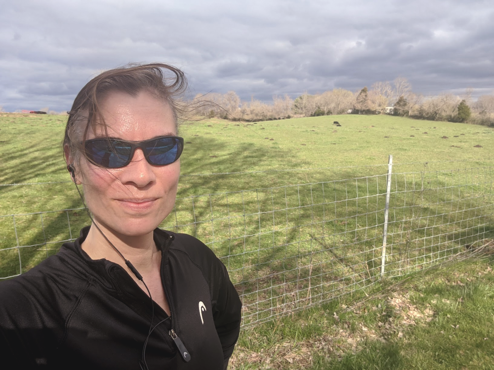 Photo taken on my walk today. It was a beautiful, windy day. At least moments like these feel normal.