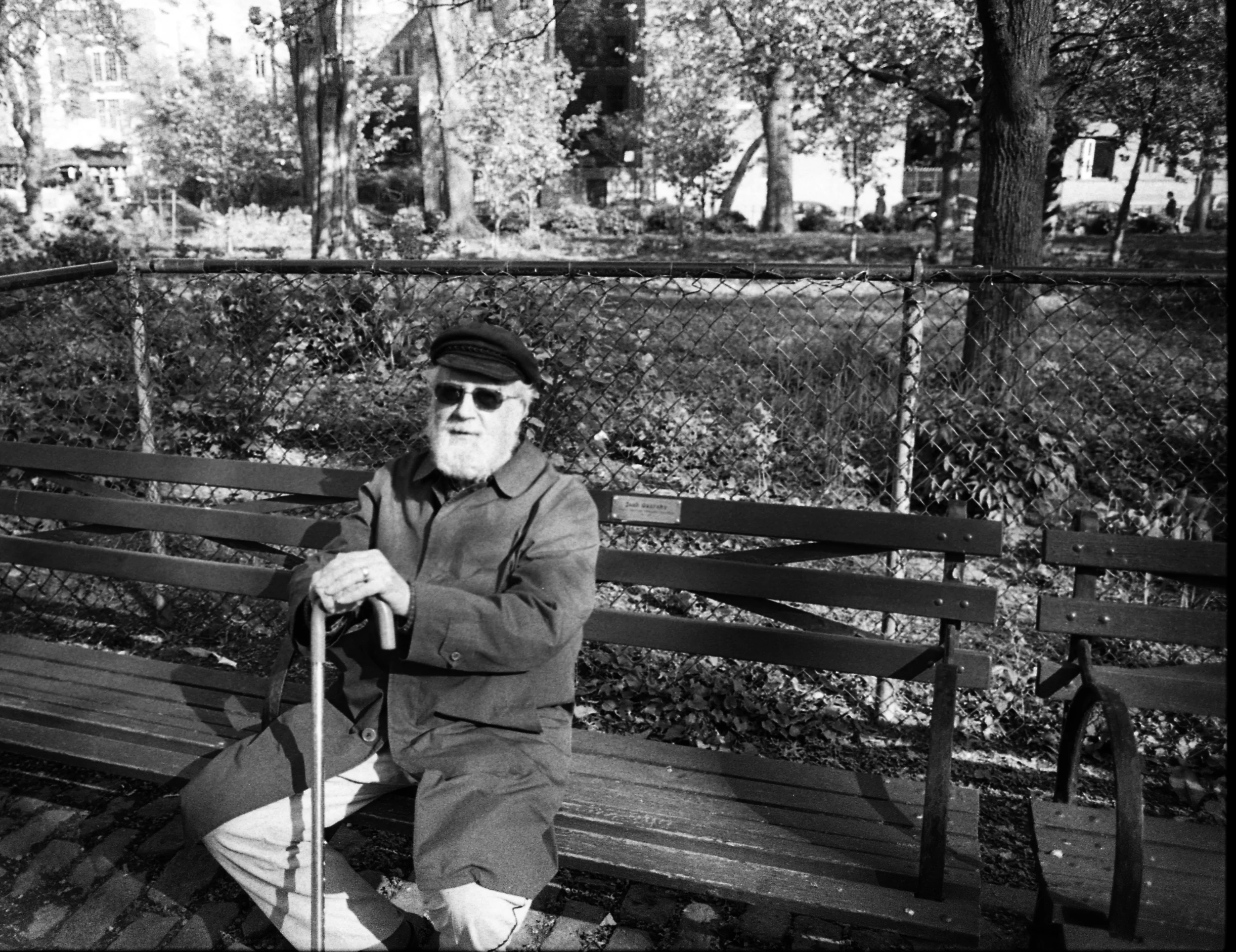 I forget this man's name, but I took this photo in Tompkin's square park while we were both wearing Greek fisherman caps.