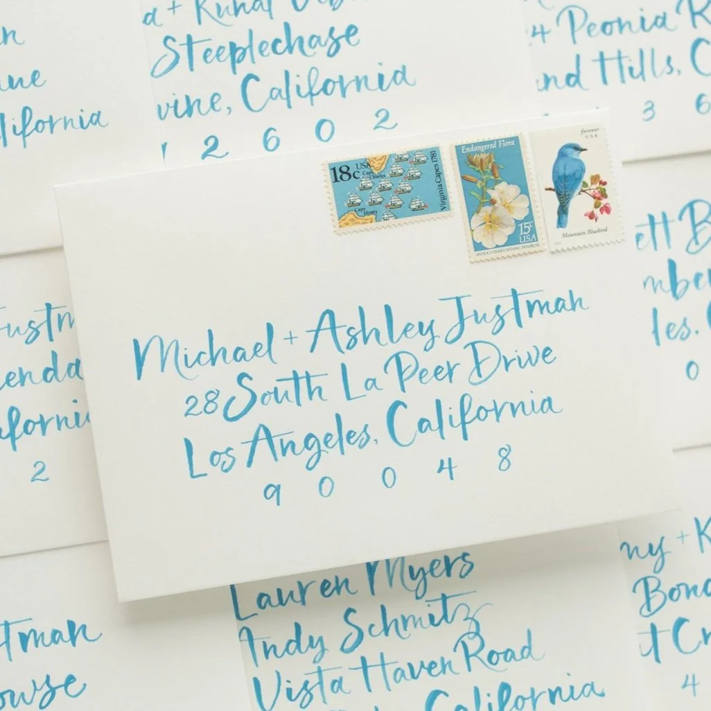 Los Angeles Calligrapher - Wedding &amp; Events Calligraphy Envelopes