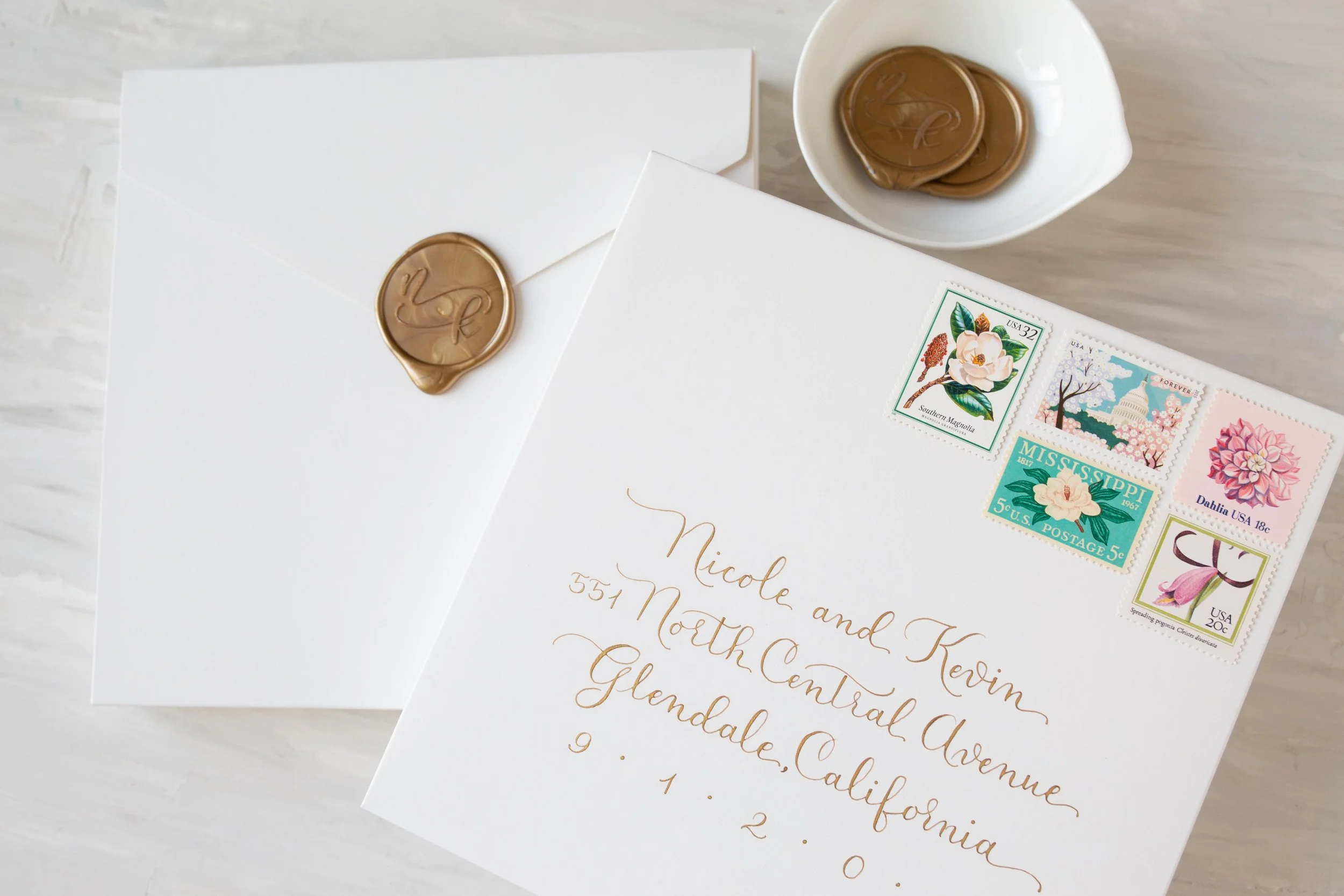 Los Angeles Calligrapher - Wedding &amp; Events Calligraphy Envelopes