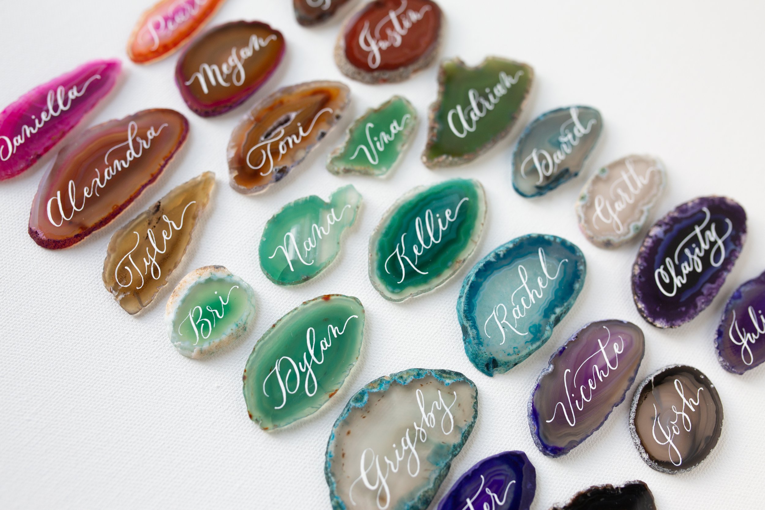 Los Angeles Calligrapher - Wedding &amp; Events Calligraphy Place cards