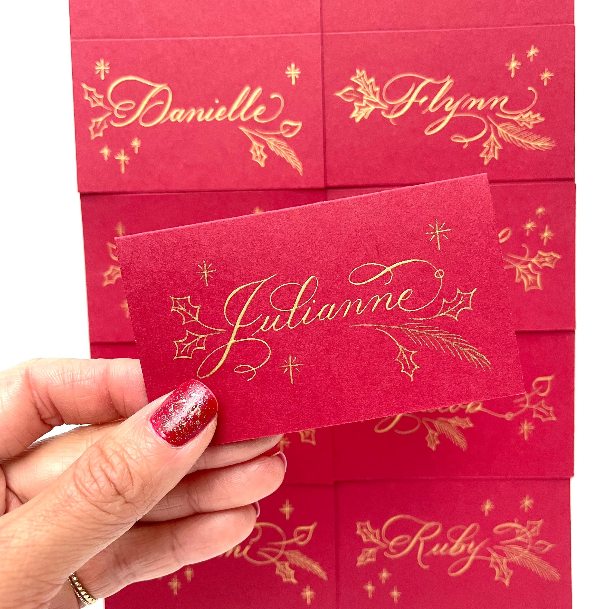 Los Angeles Calligrapher - Wedding Calligraphy Place cards