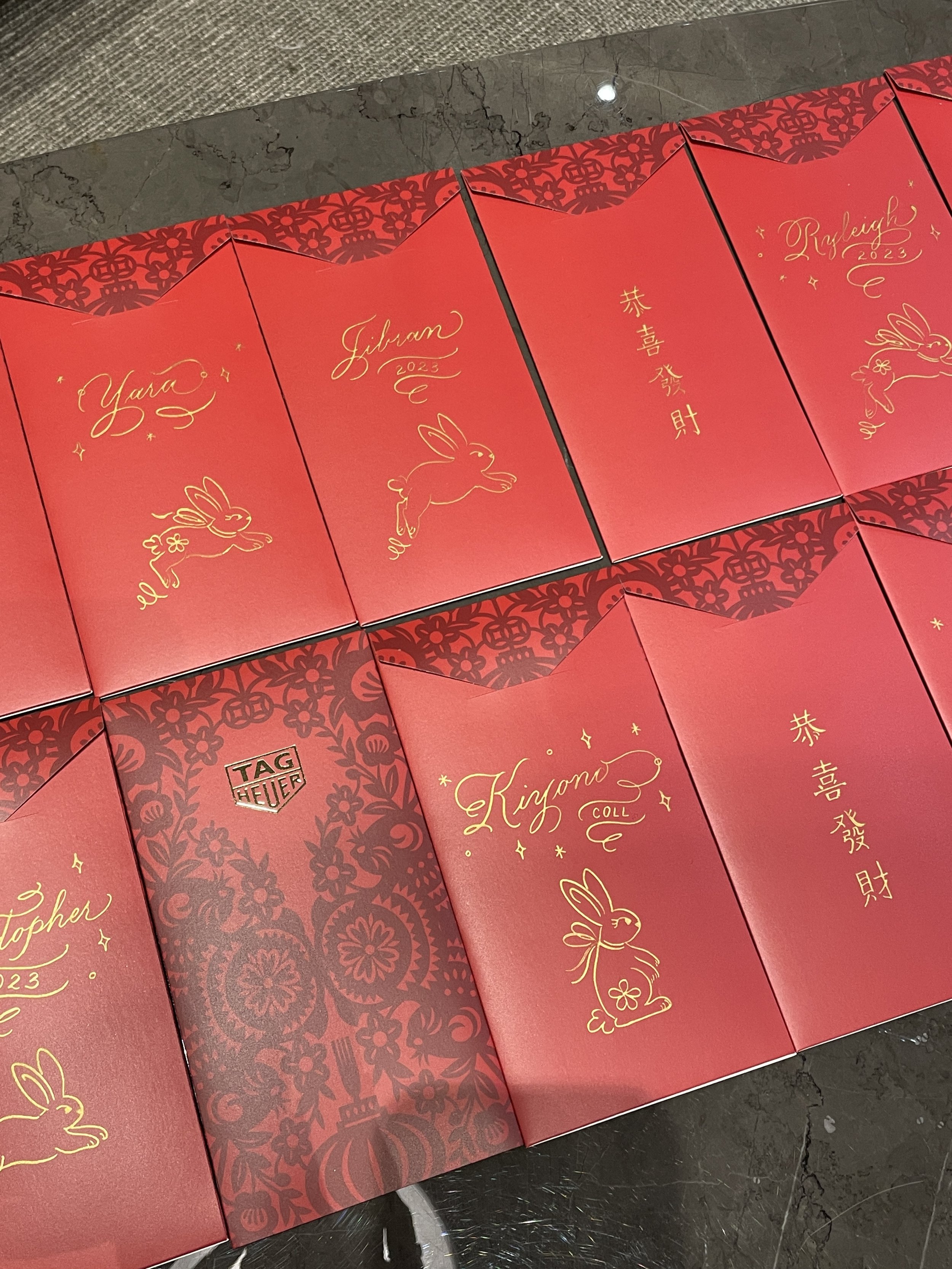 Personalized Red Envelopes - Tag Heuer (SCP)