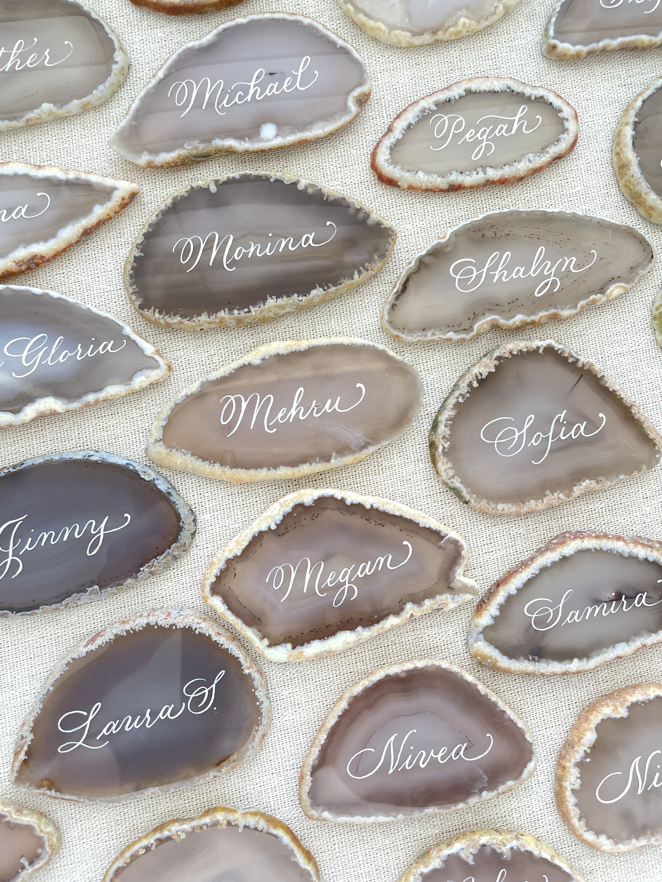 Los Angeles Calligrapher - Wedding &amp; Events Calligraphy Place cards