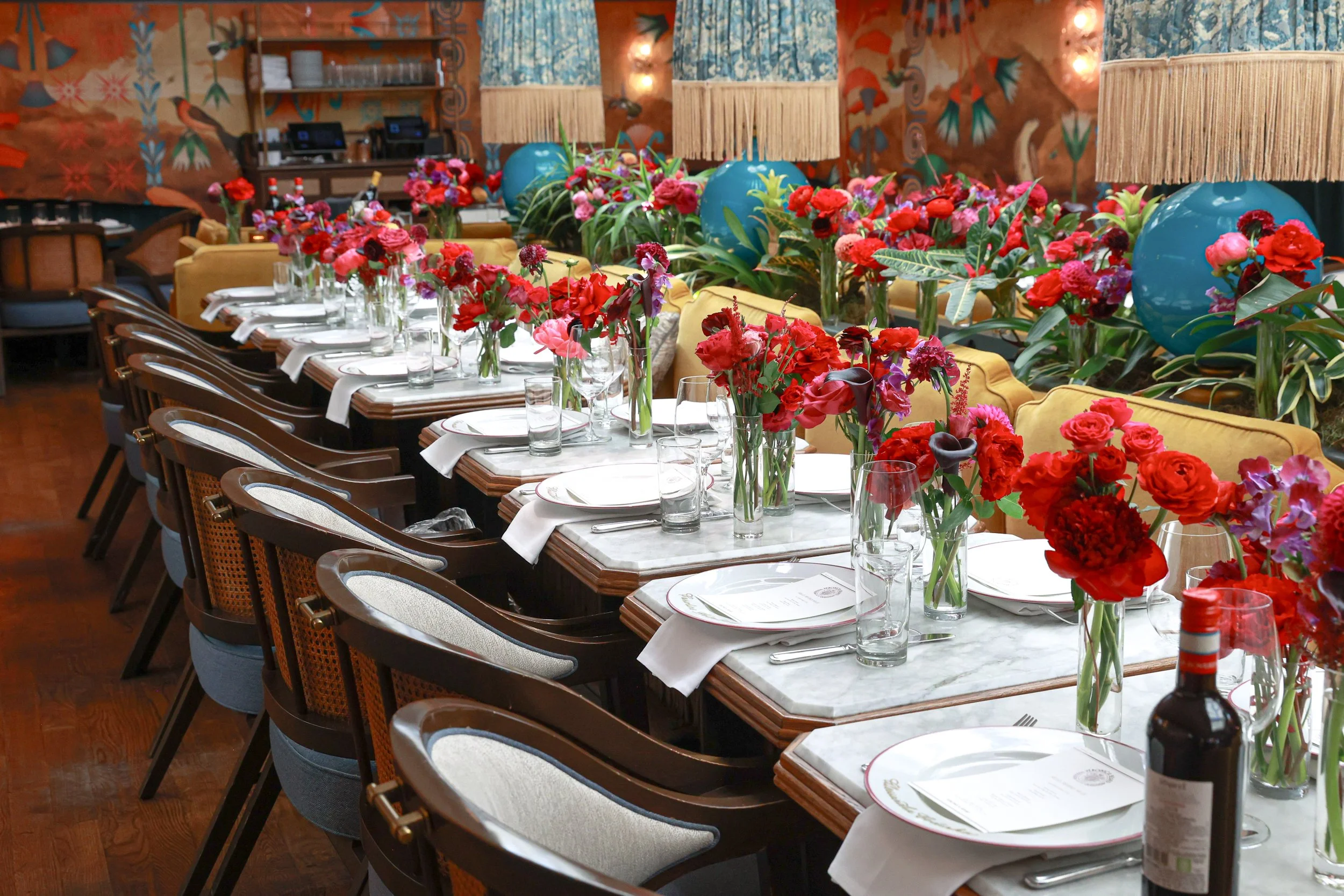 Los Angeles hand written calligraphy place cards