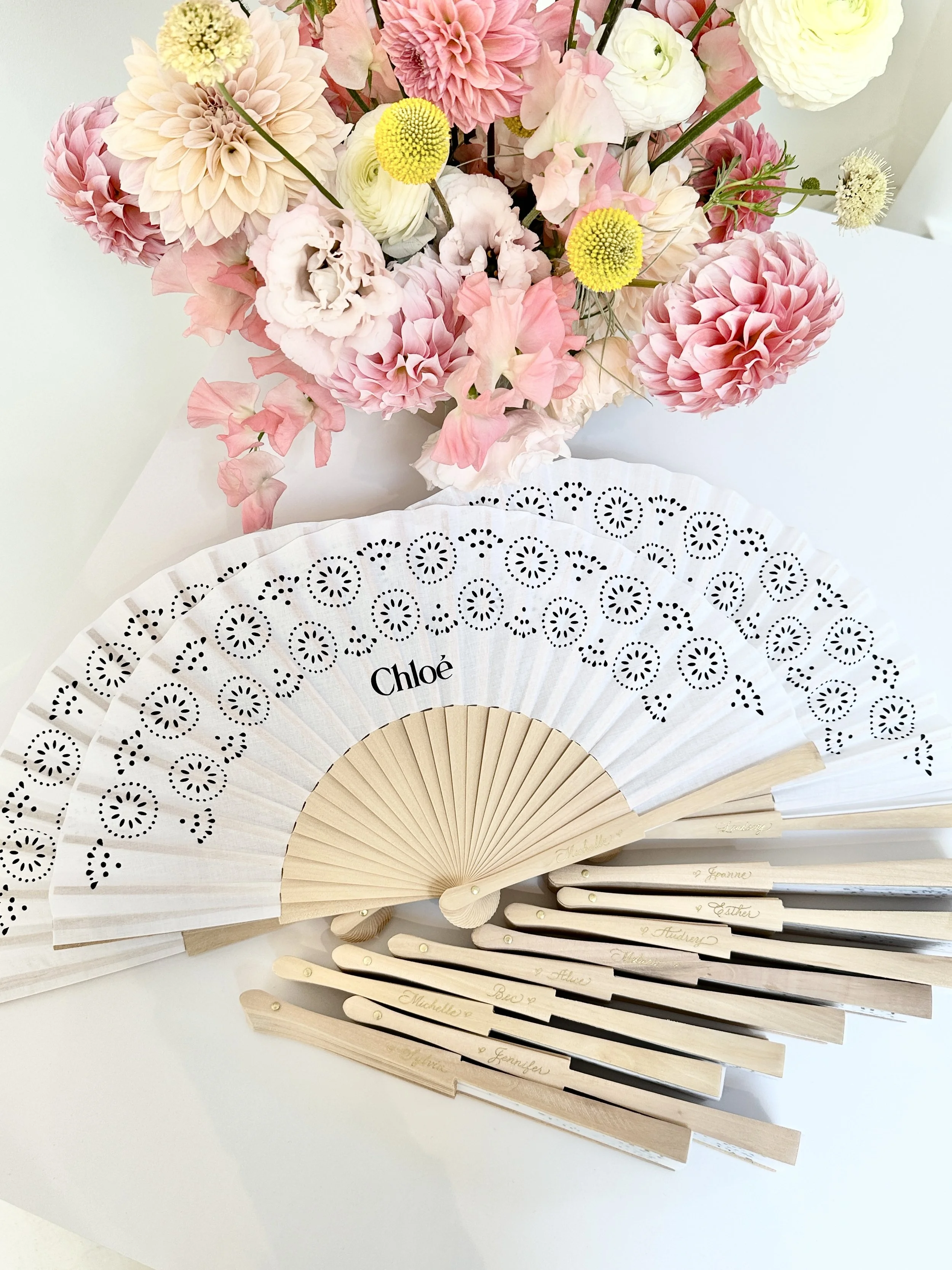 Chloe - Bamboo fans