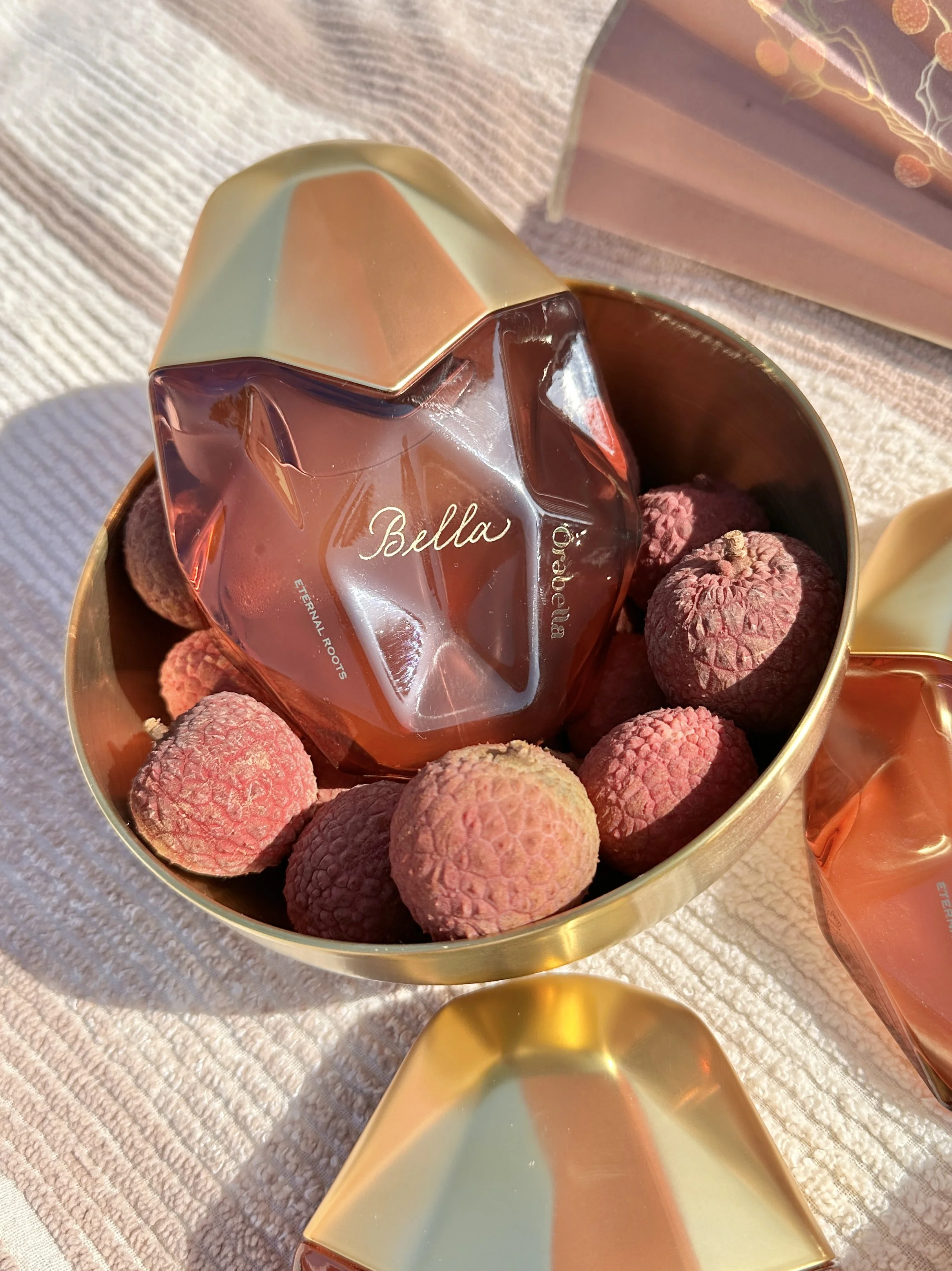 Orebella perfume engraving 