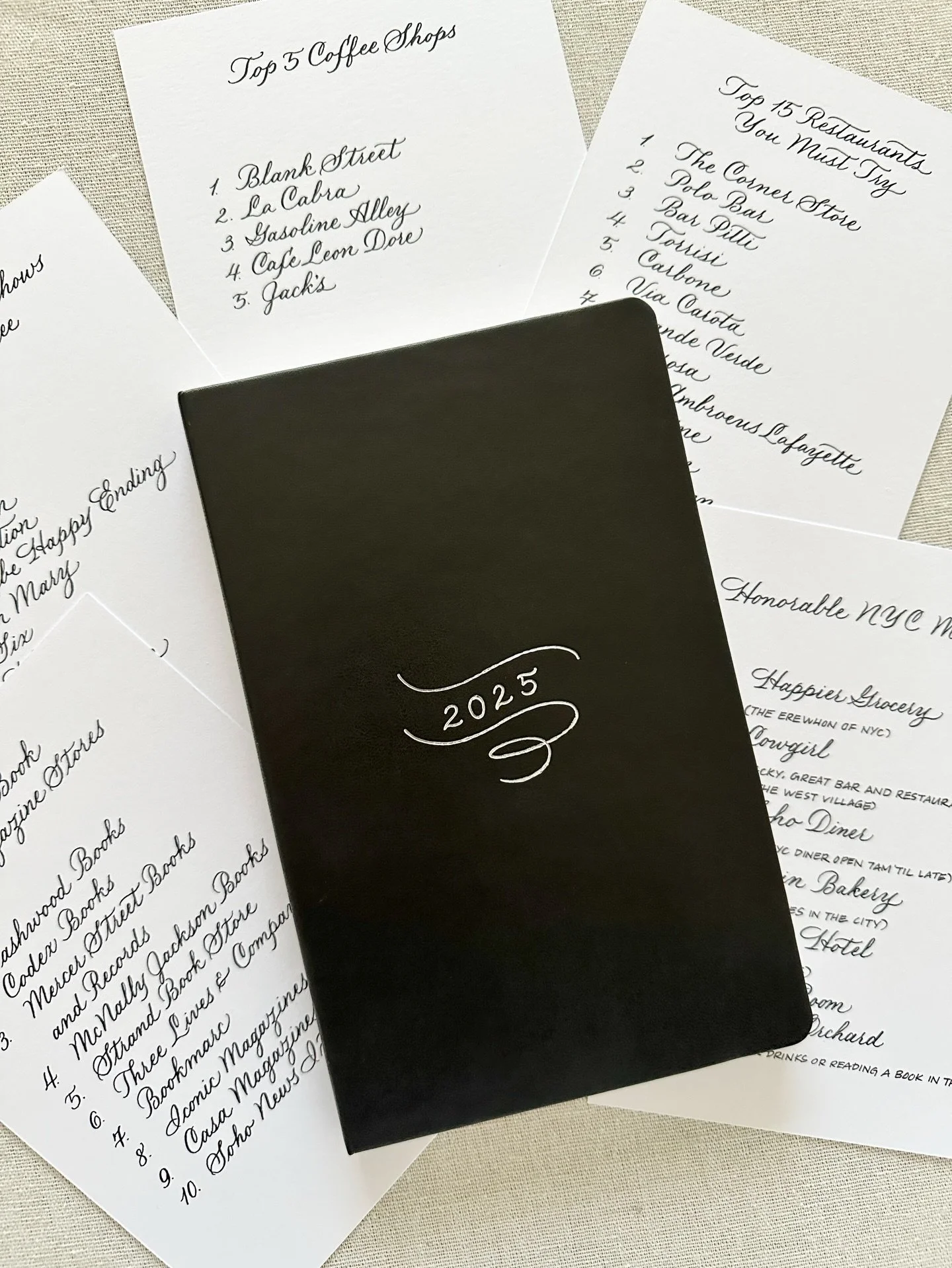 A pause to reflect on 2025 &mdash; the wins, the growth, and what&rsquo;s next.

Custom reflection journal created for Tate McRae, gifted at the close of her Miss Possessive Tour in November.