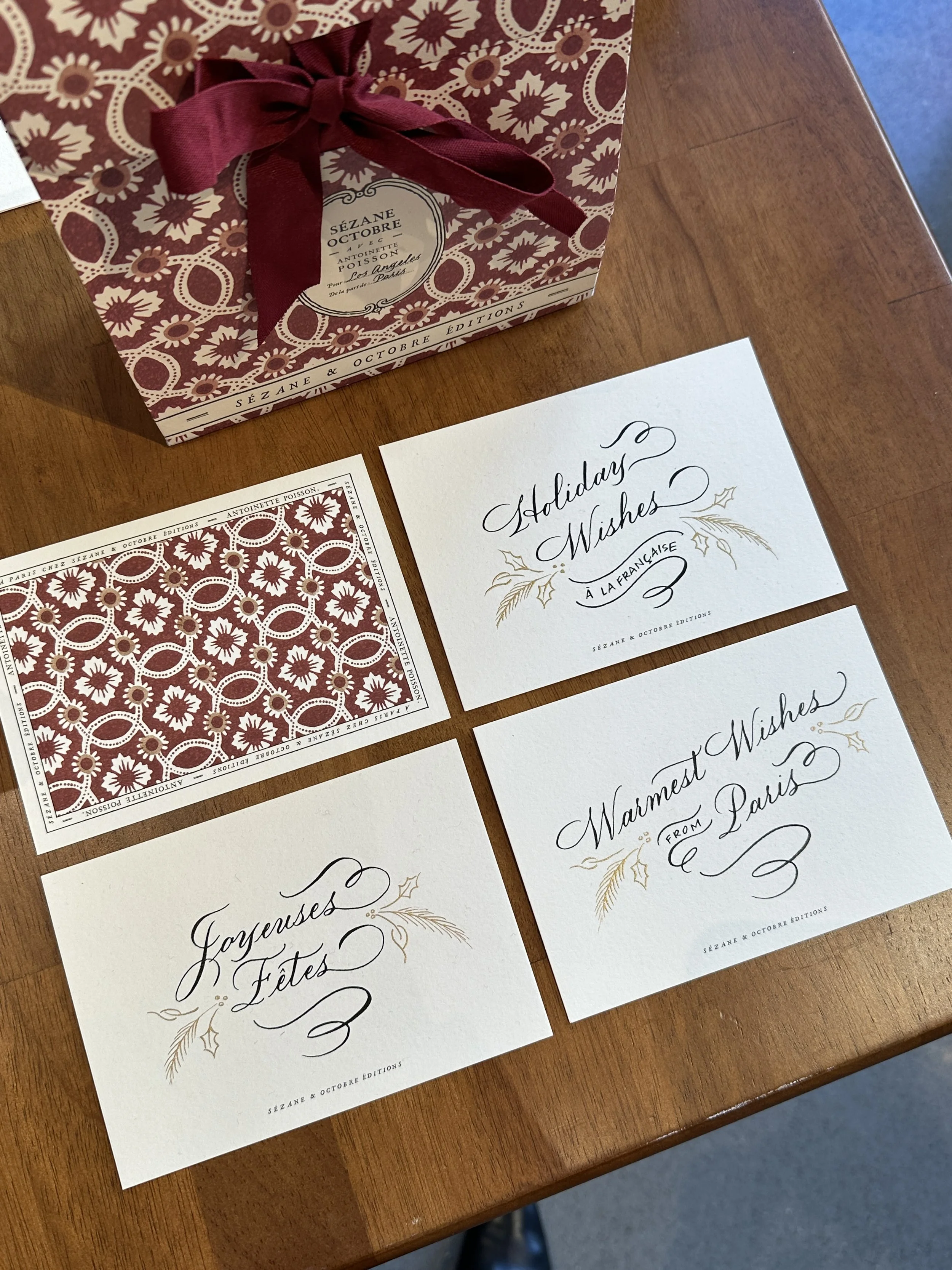 Holiday cards - Sezane 