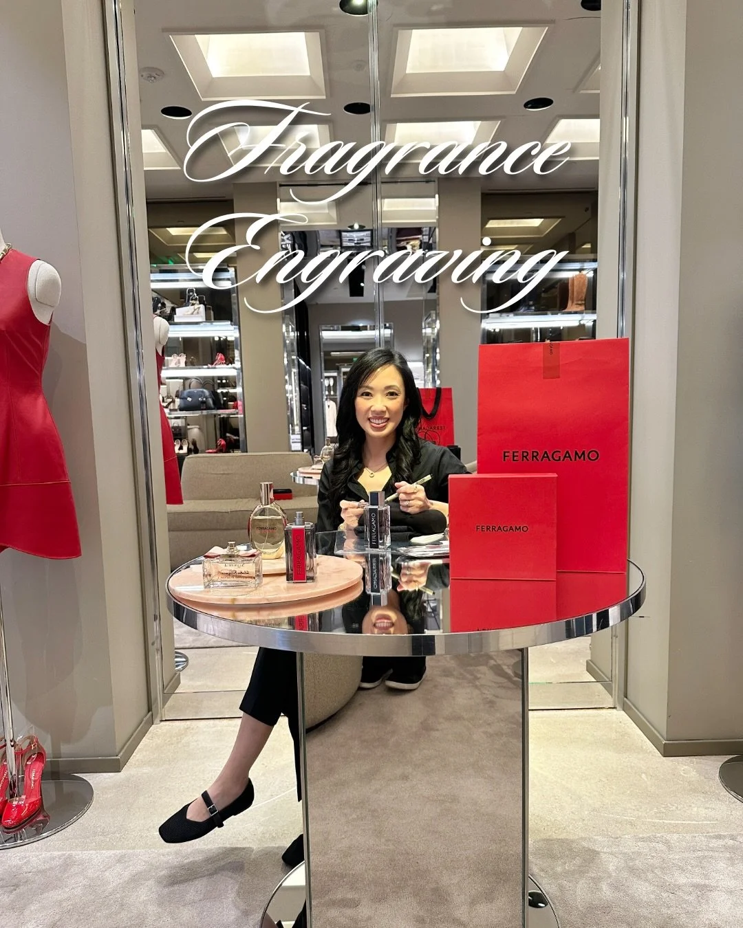 Always grateful to partner with Ferragamo (Beverly Hills) and delight their boutique guests with a unique personalization experience for Valentine&rsquo;s Day. I&rsquo;m truly honored when a guest chooses to purchase an item just to take home a piece