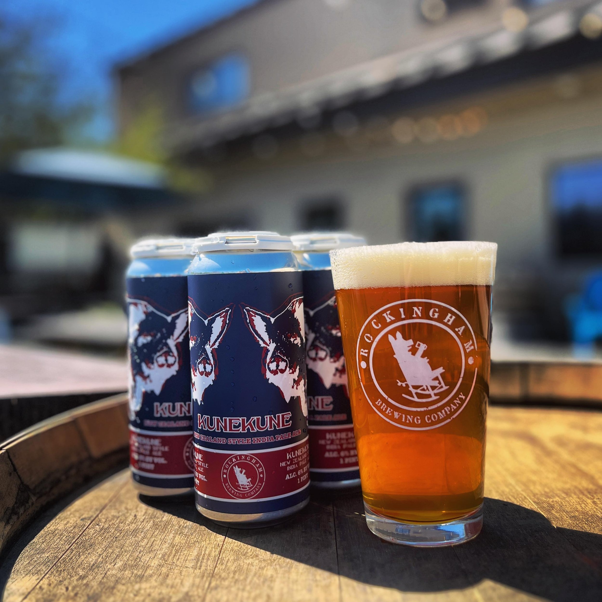 Since its release, Kunekune has quickly become one of our best selling beers in the taproom. Come crush one of these New Zealand IPAs on our patio and find out why! Open 2-8p with @baltickitchennh slinging their homemade pierogi!