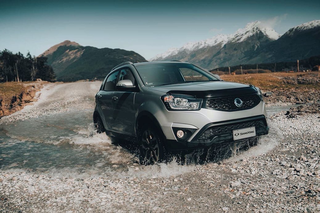 It was wild and windy weekend just gone. So a good time to stay inside and have a play in Photoshop with a photo from a trip to Paradise Valley near Queenstown a few years ago. The mighty Ssangyong Korando loved getting its wheels wet.
.
.
.
#ssangyo