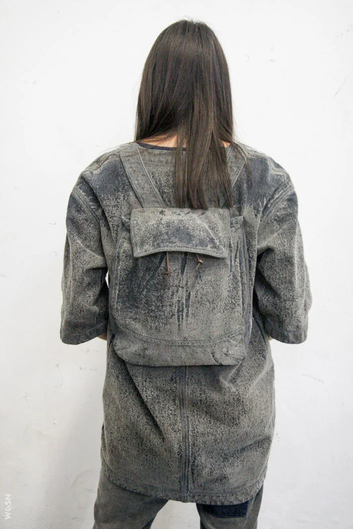 wgsn :
İSKO™ are always ruling the denim world with their innovative fabrics! Check out their fashion designer Aslı Olcar at Denim by PV the other week wearing ISKO’s unique patented fabric technology concept called İSKO STRACH AND JEAN™ Takes destruction to a whole new level.