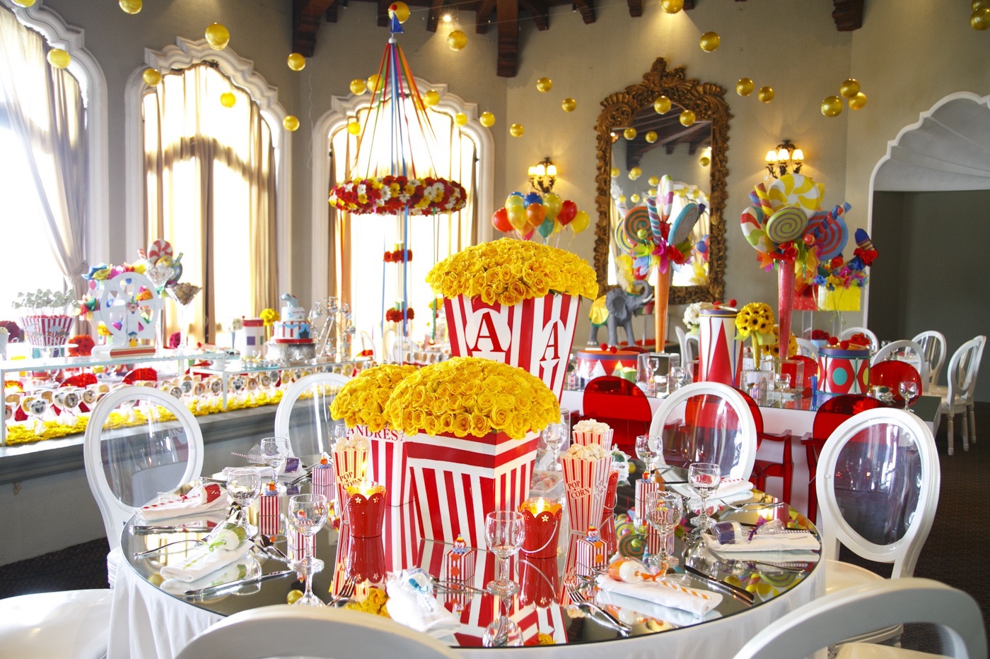 Circus inspired Andres Baby Shower