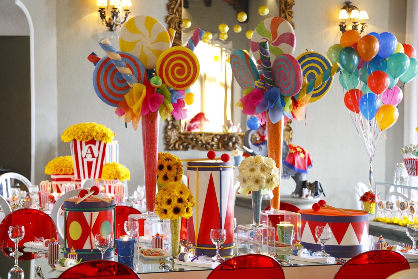 Circus inspired Andres Baby Shower