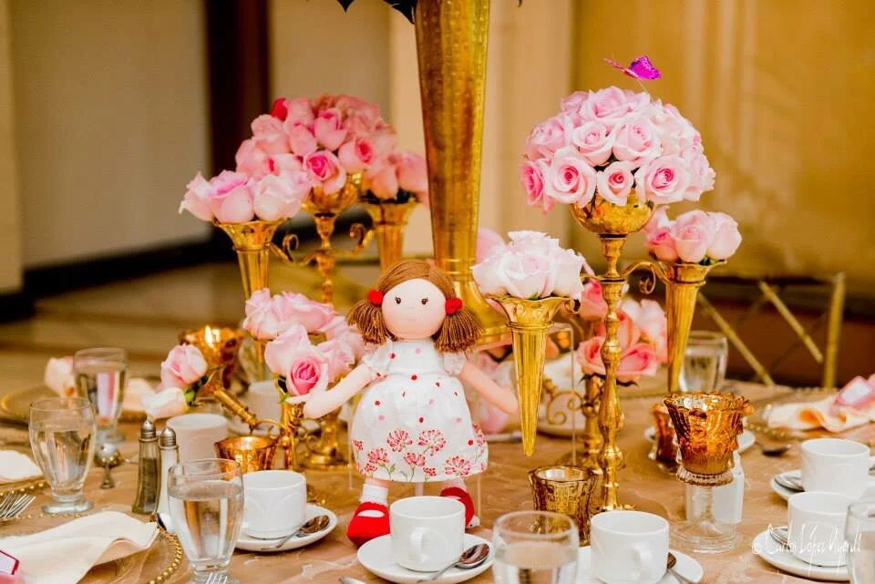Gold & Pink Agustina Baby Shower