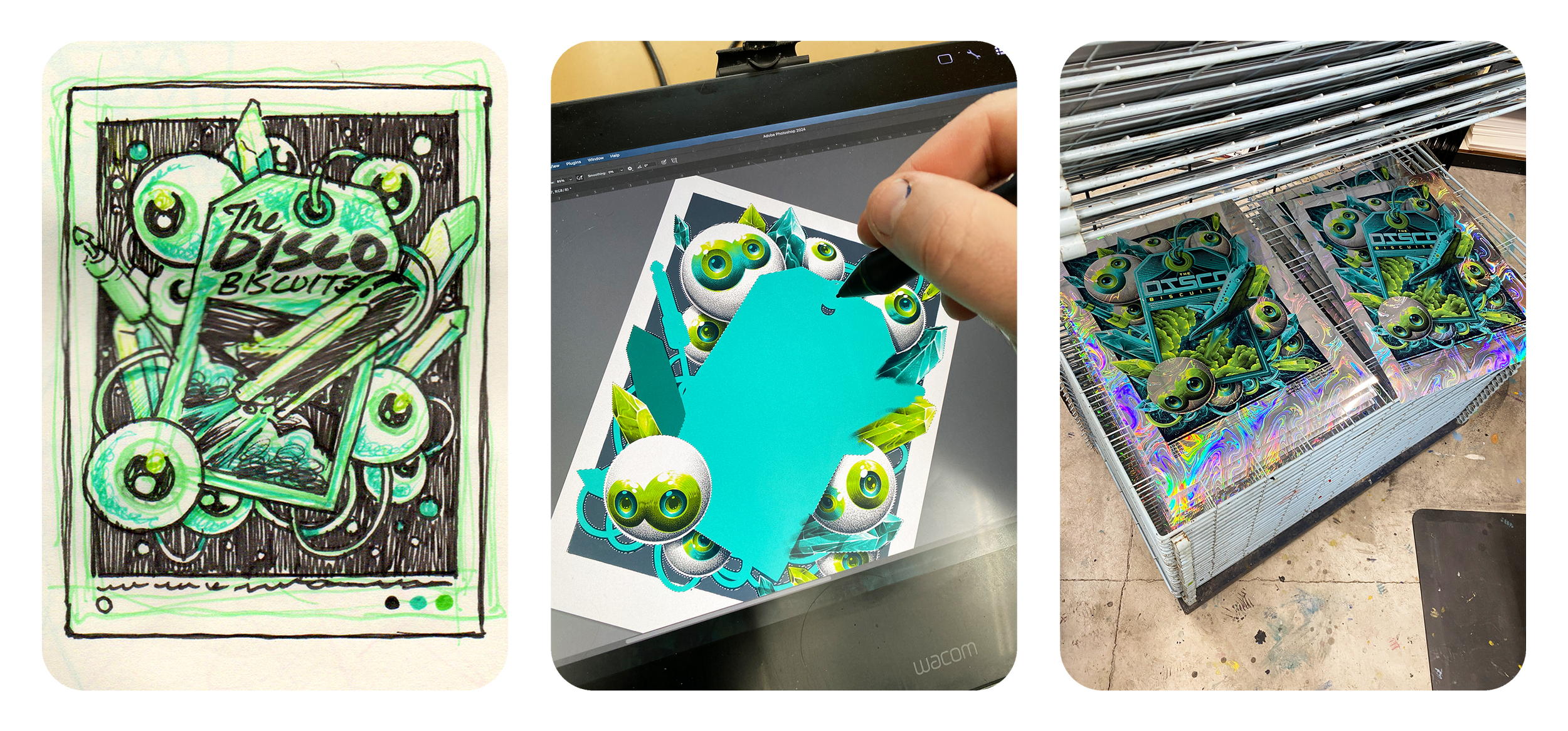 Official Disco Biscuits Poster | Wilmington, DE & Sayreville, NJ