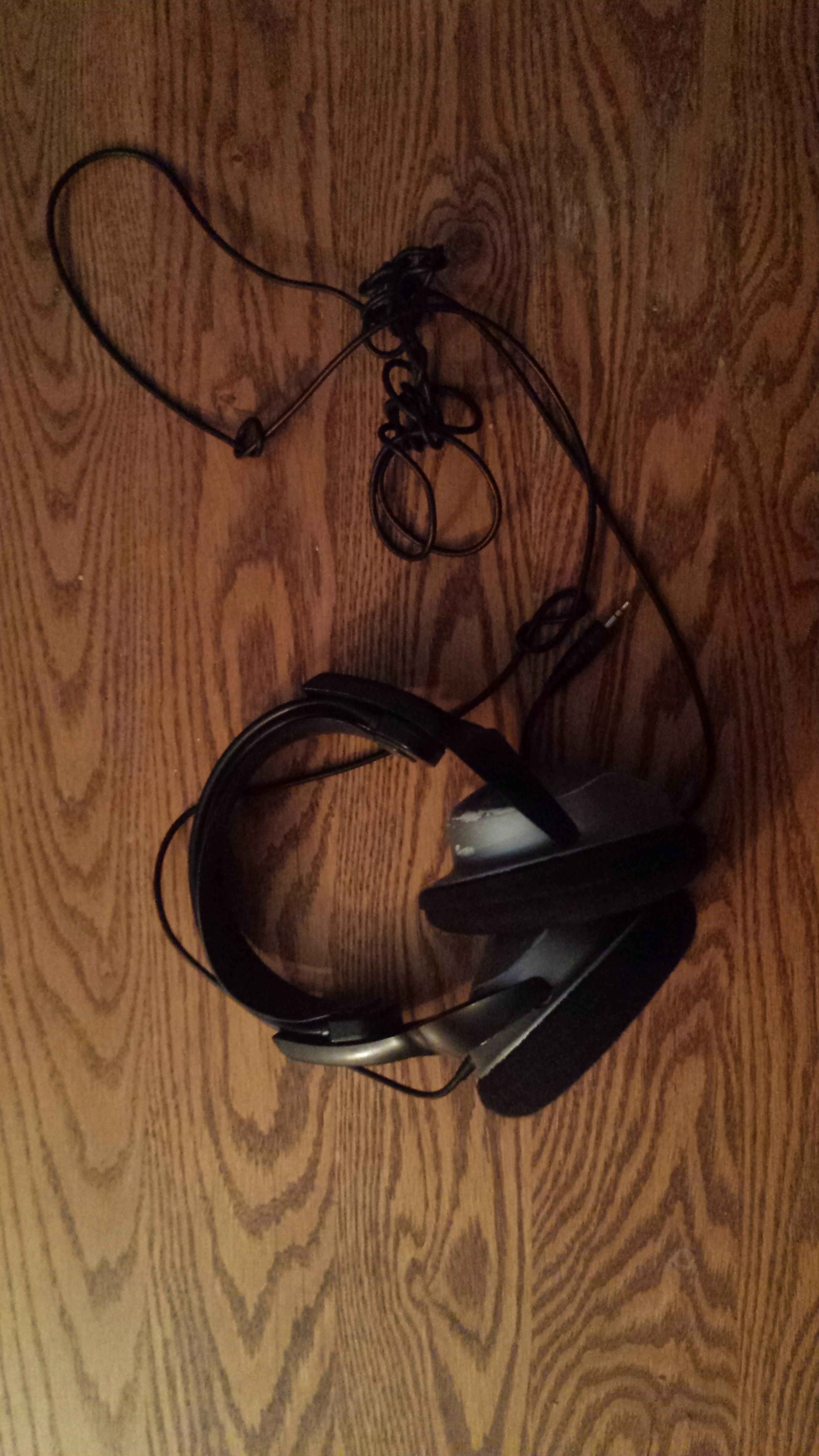 Headphones with a very long cord