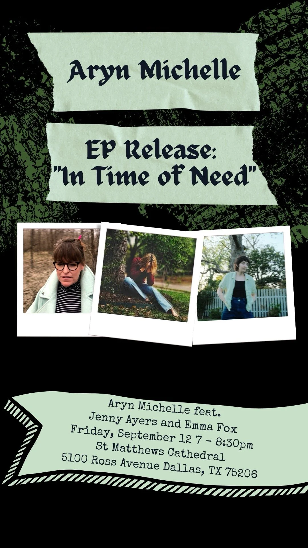 EP Release: "In Time of Need" | Aryn Michelle feat. Jenny Ayers & Emma Fox