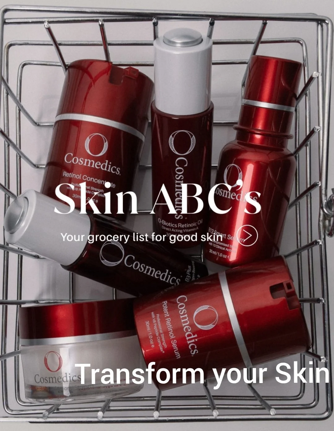 Your home skin care routine makes up 70% of the health of your skin. Feed it well with O cosmetics. Australia's top Luxury skin corrective line. 